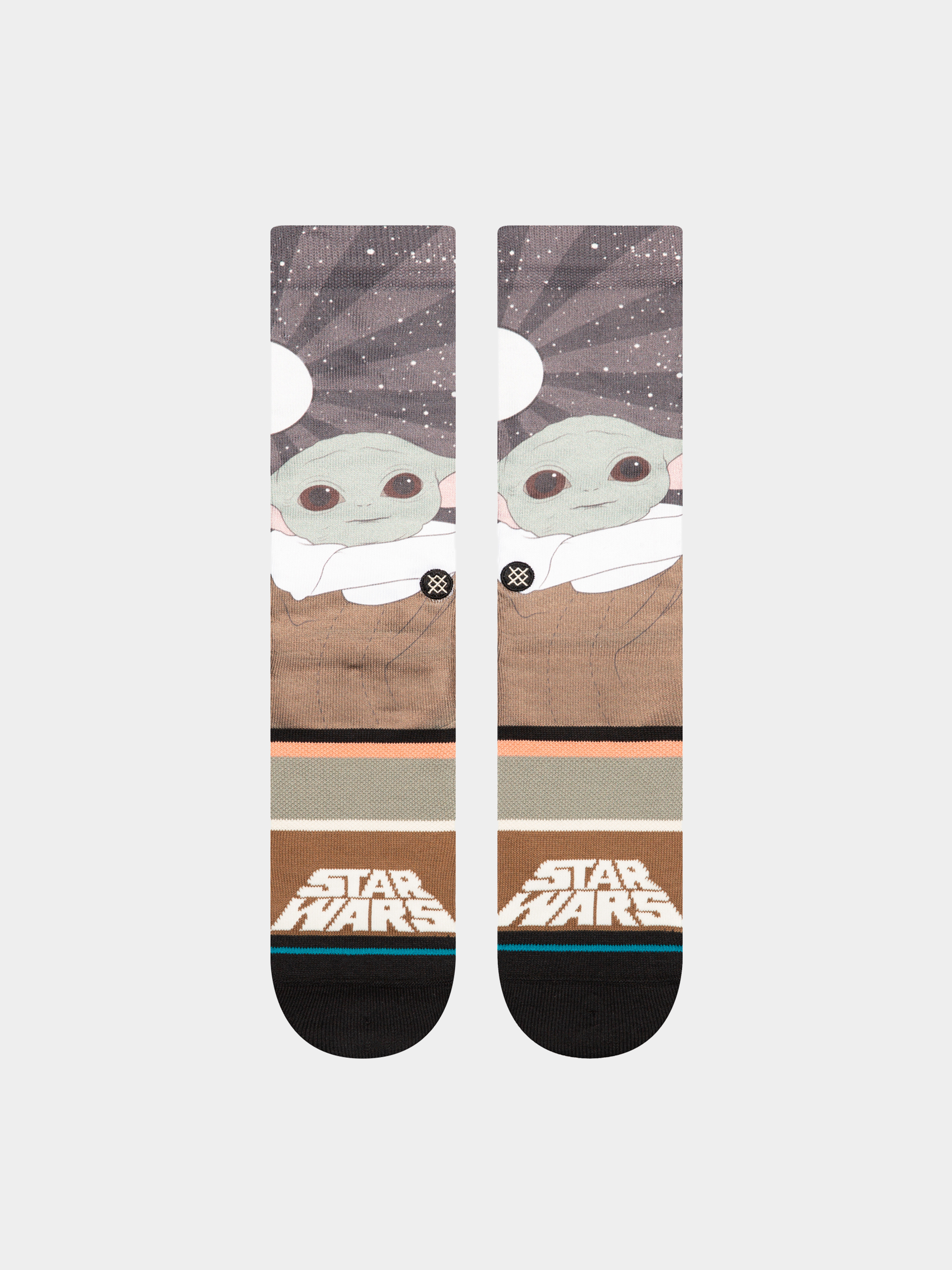 Skarpetki Stance Grogu By Jaz (splatter grey)