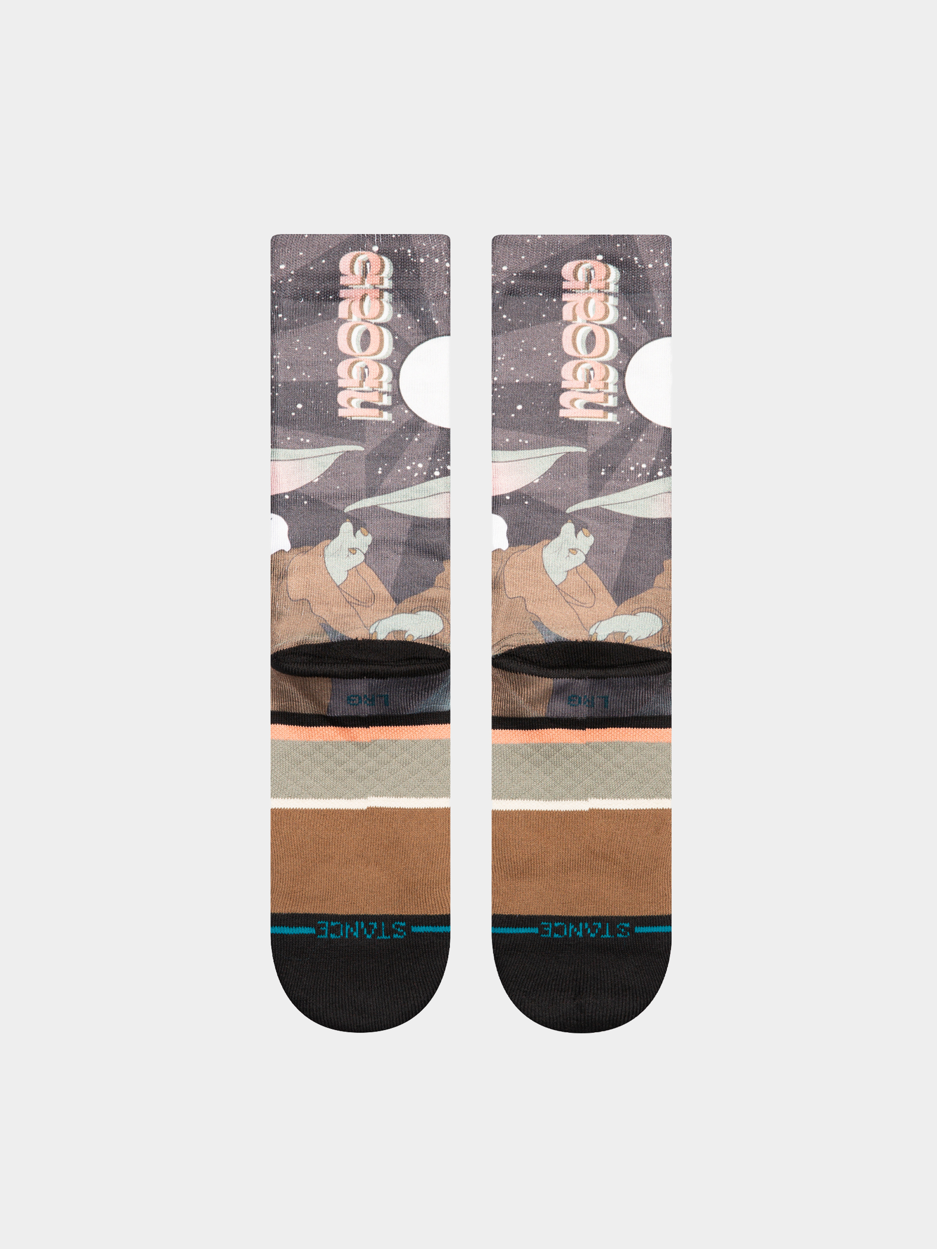 Skarpetki Stance Grogu By Jaz (splatter grey)