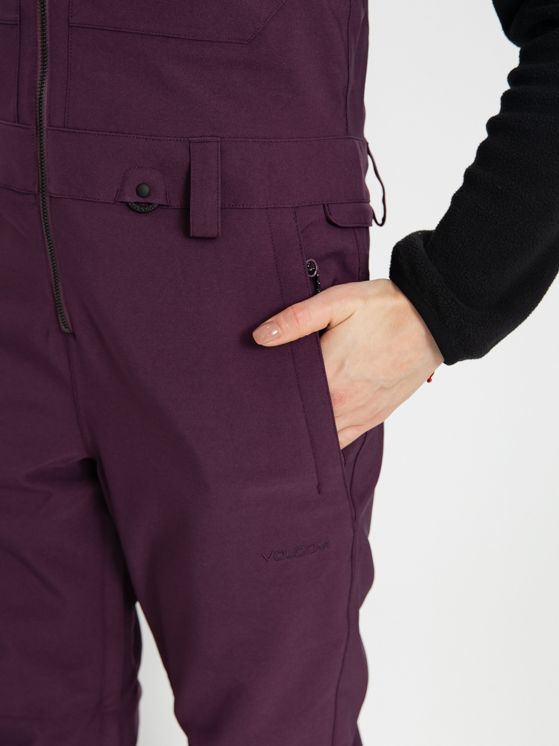 Damskie Spodnie snowboardowe Volcom Swift Bib Overall (blackberry)