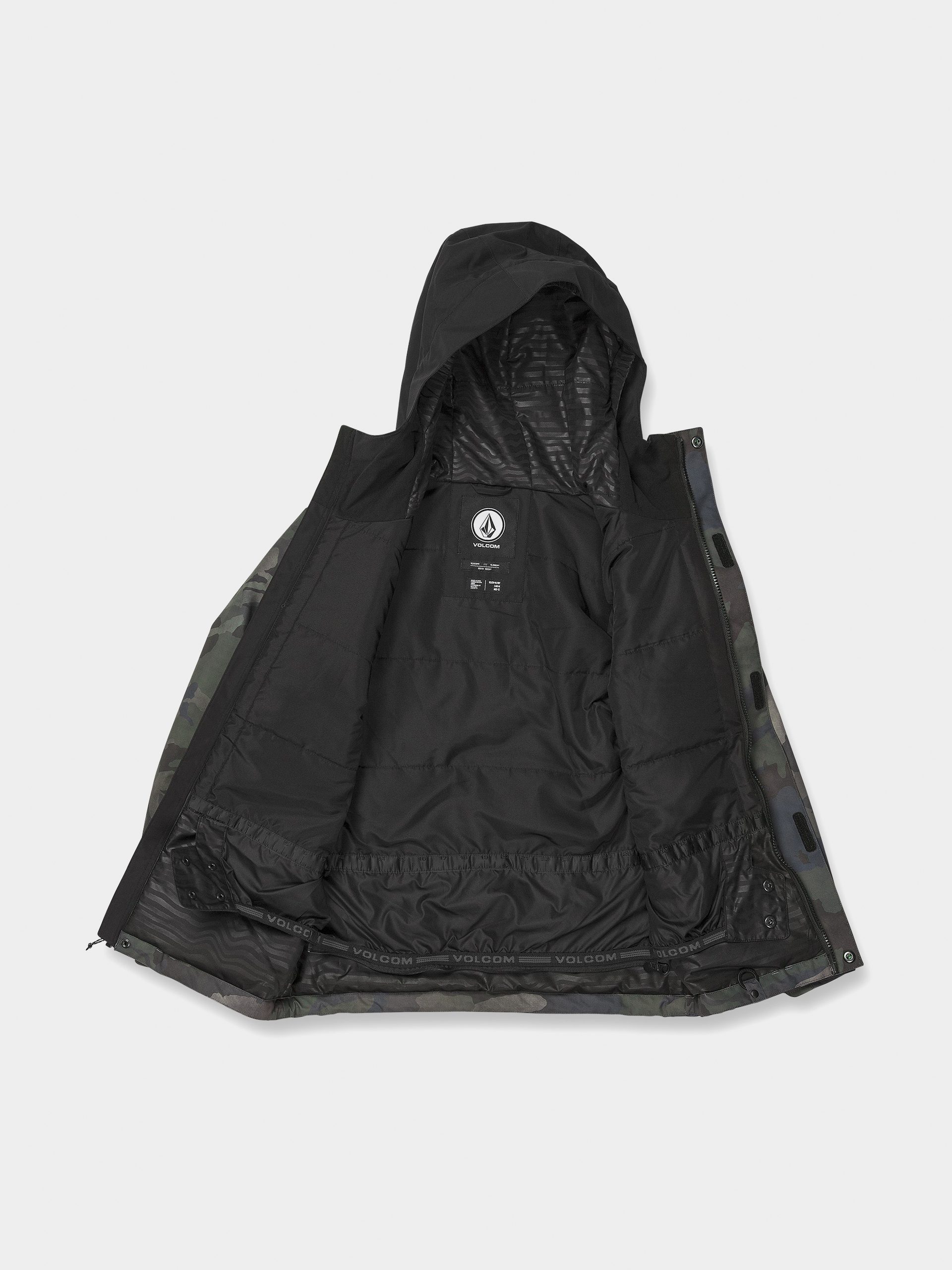 Kurtka snowboardowa Volcom Stone.91 Ins JR (cloudwash camo)