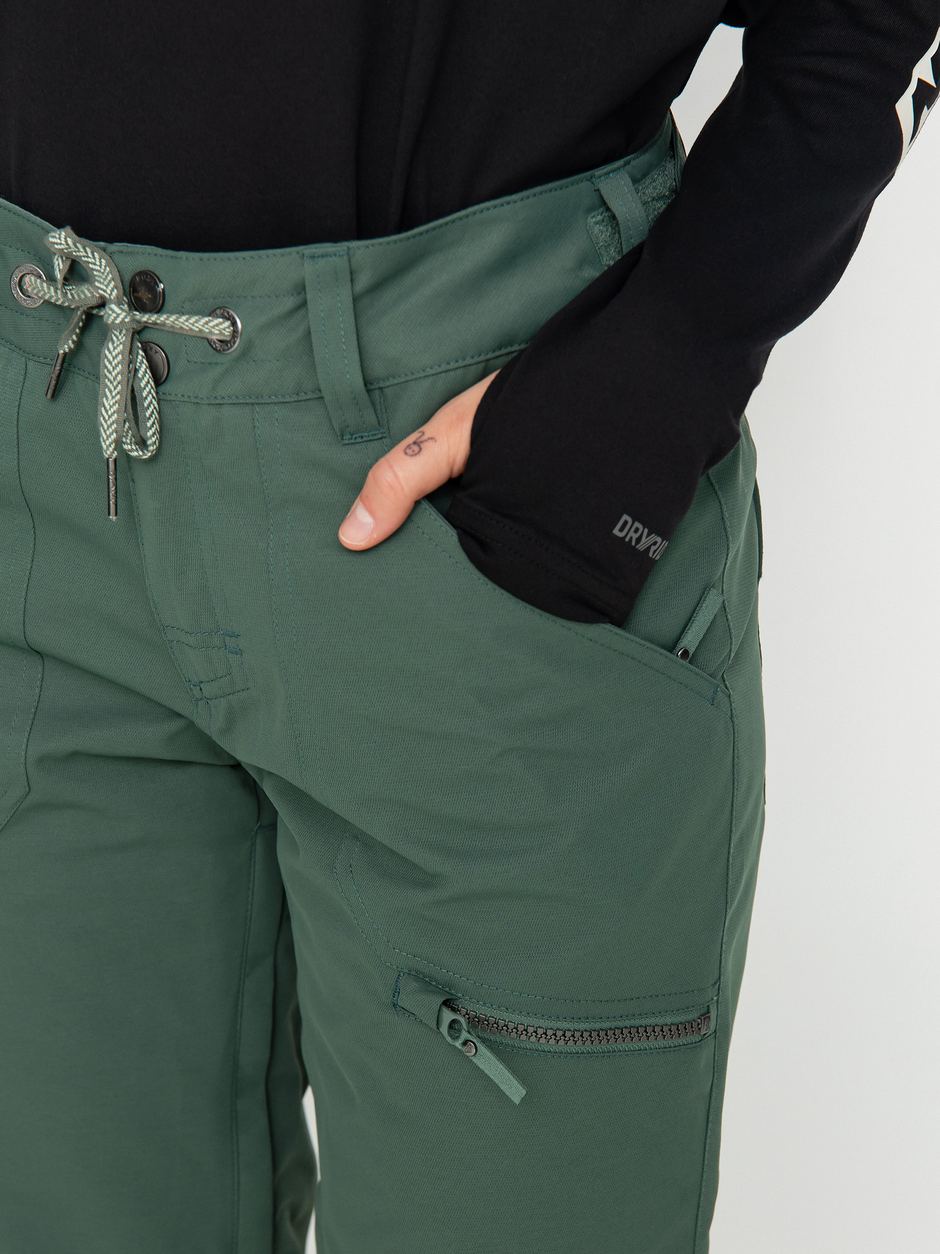 Damskie Spodnie snowboardowe Roxy Nadia (dark forest)