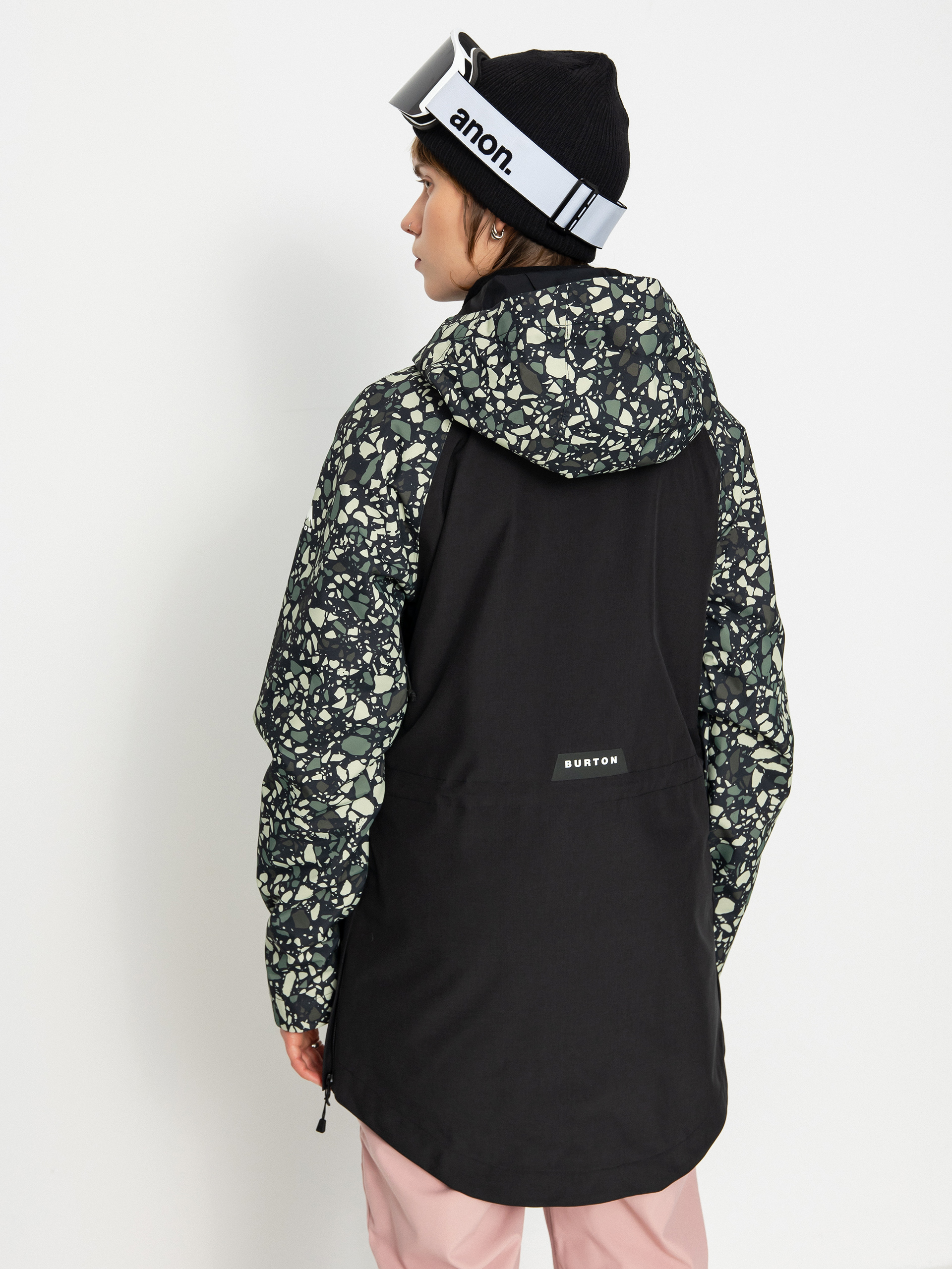 Damska Kurtka snowboardowa Burton Lalik (sediment/true black)