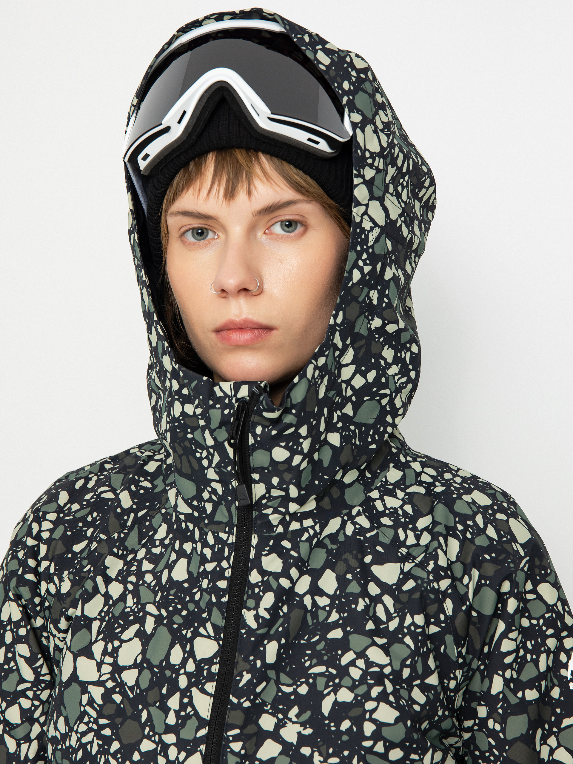 Damska Kurtka snowboardowa Burton Lalik (sediment/true black)