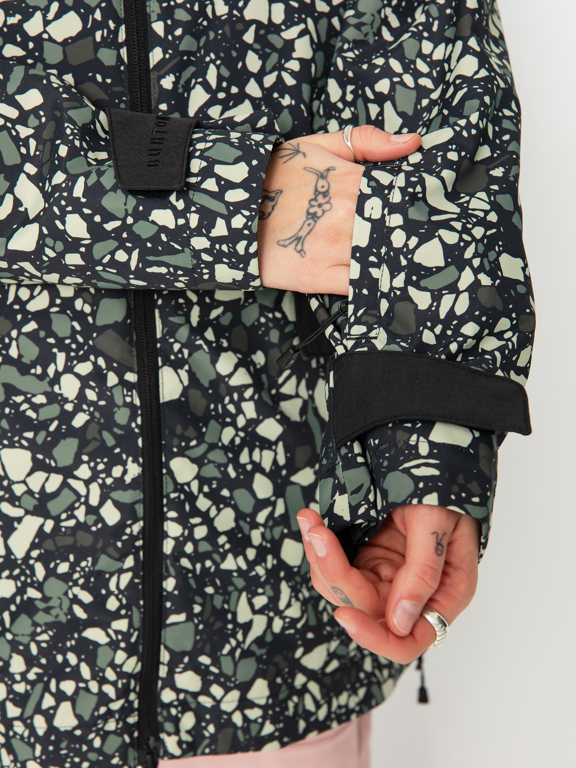 Damska Kurtka snowboardowa Burton Lalik (sediment/true black)