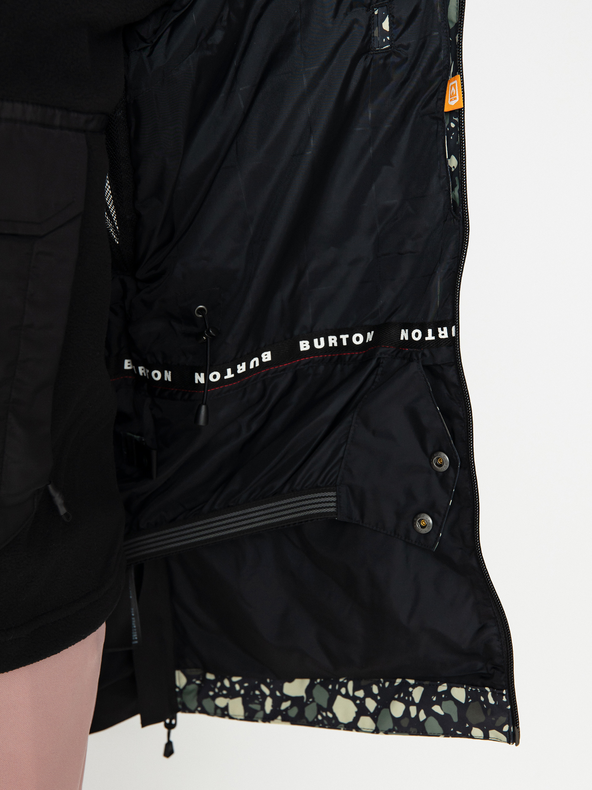 Damska Kurtka snowboardowa Burton Lalik (sediment/true black)