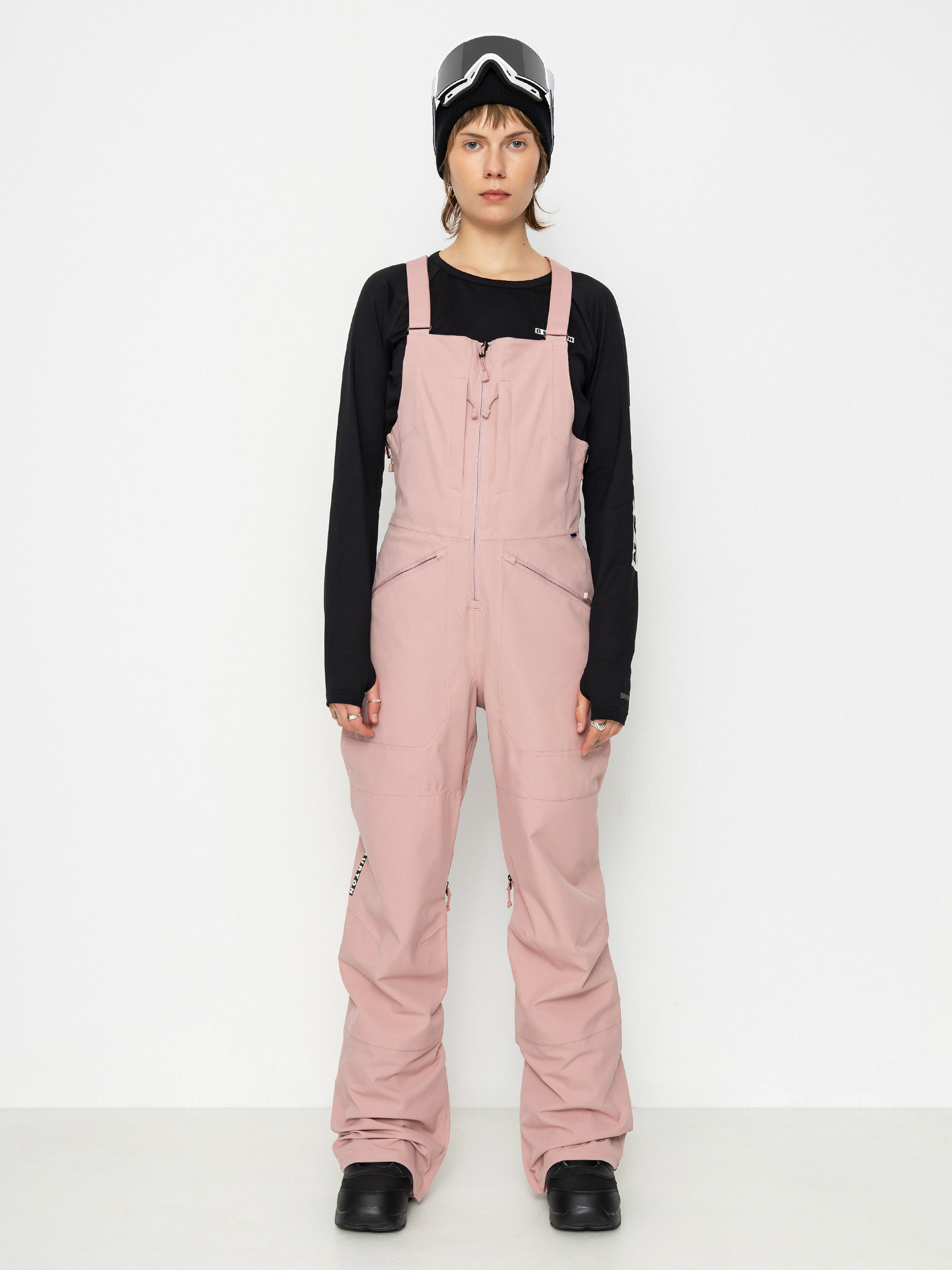 Damskie Spodnie snowboardowe Burton Reserve Stretch Bib (powder blush)