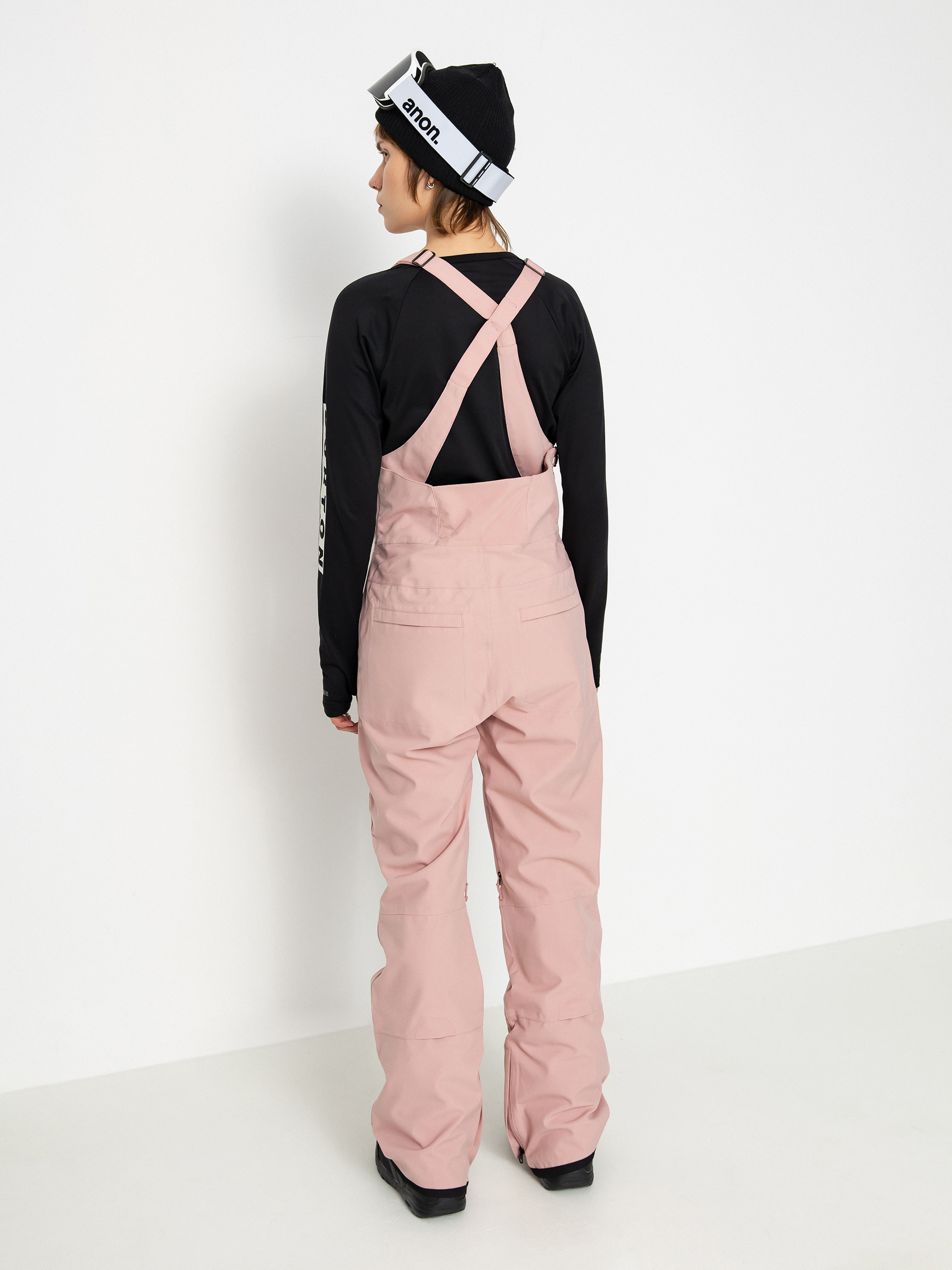 Damskie Spodnie snowboardowe Burton Reserve Stretch Bib (powder blush)