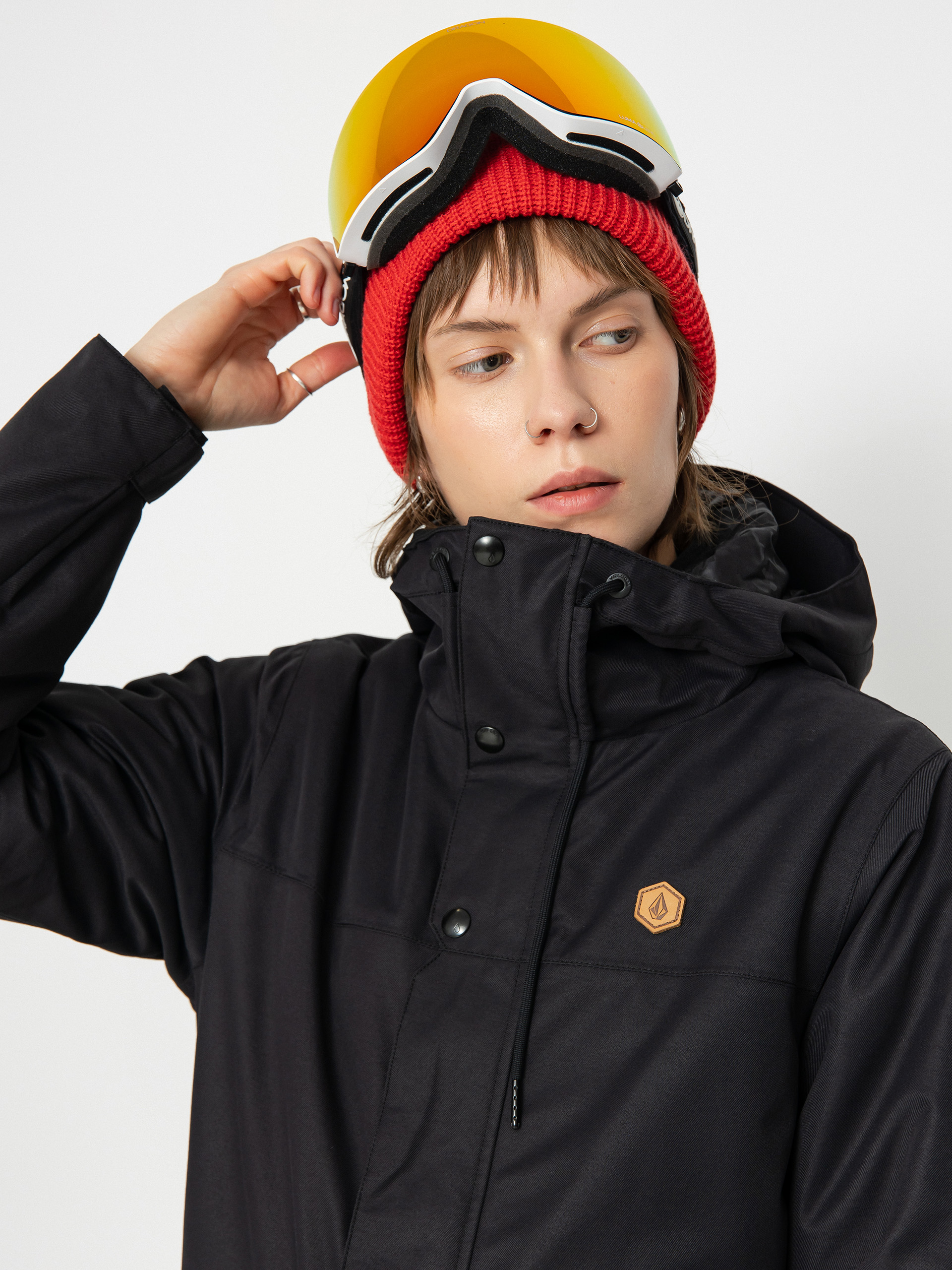 Damska Kurtka snowboardowa Volcom Bolt Ins (black)