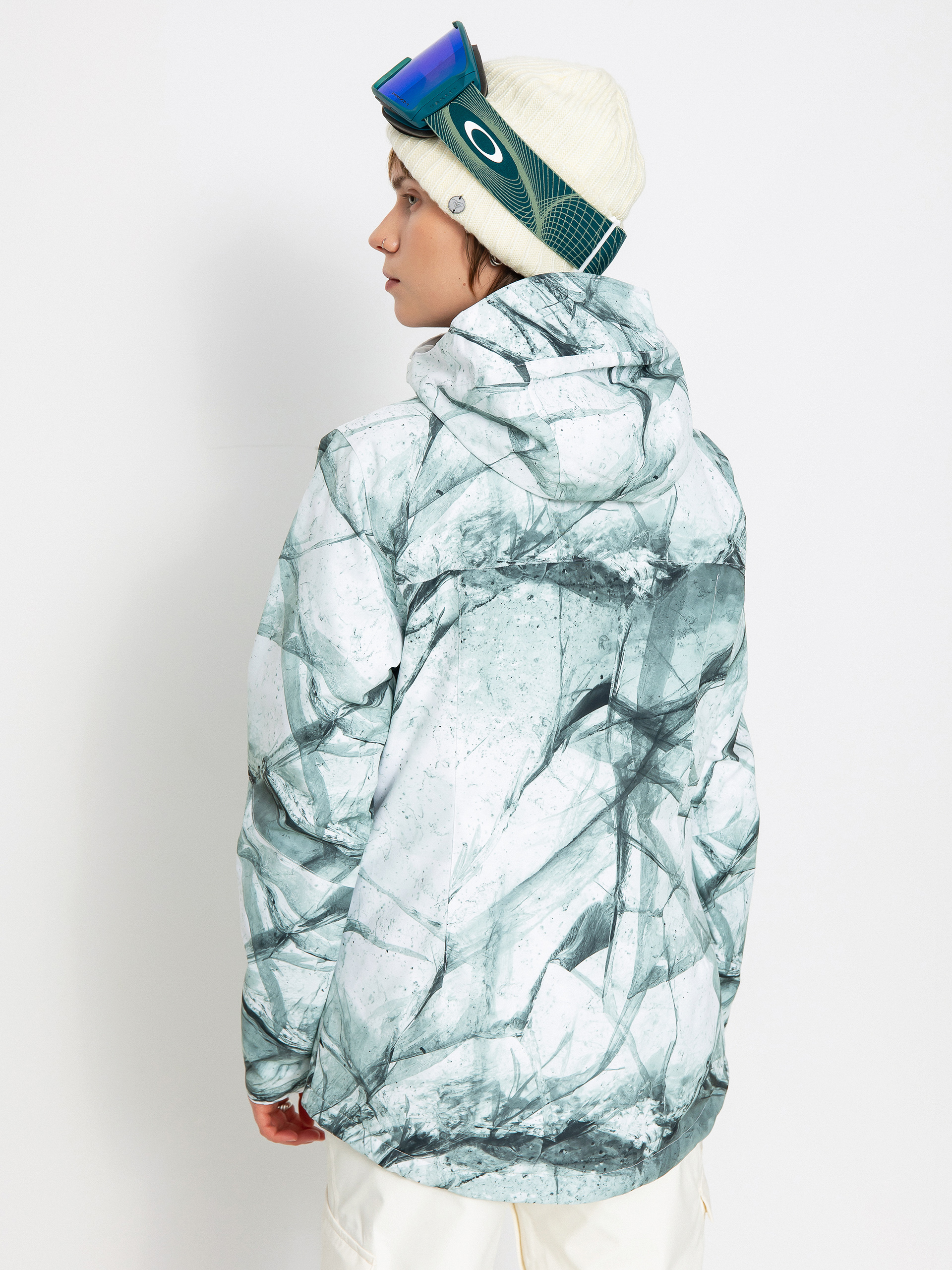 Damska Kurtka snowboardowa Volcom Bolt Ins (white ice)