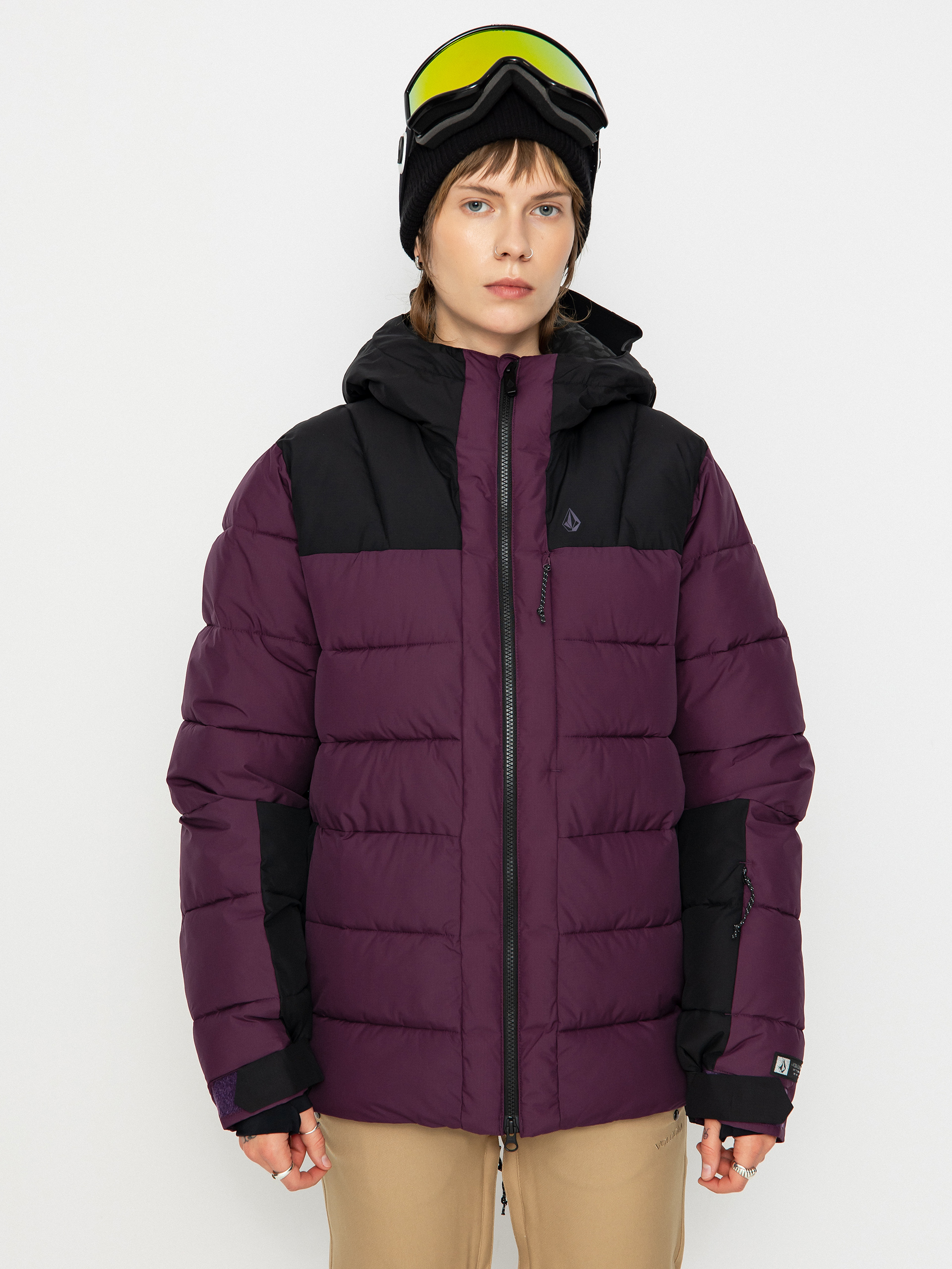 Kurtka snowboardowa Volcom Puffleup Wmn (blackberry)