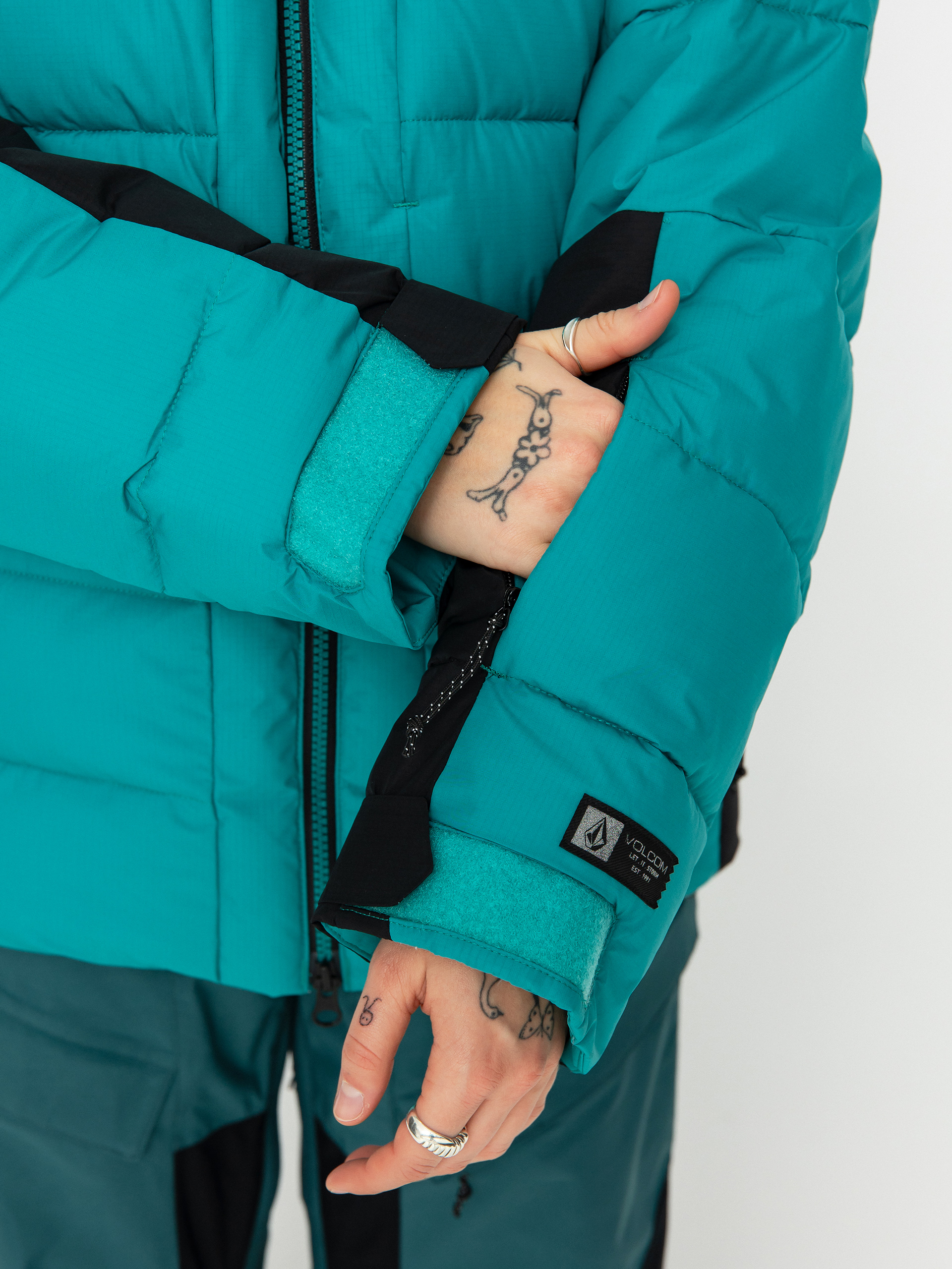 Damska Kurtka snowboardowa Volcom Puffleup (vibrant green)