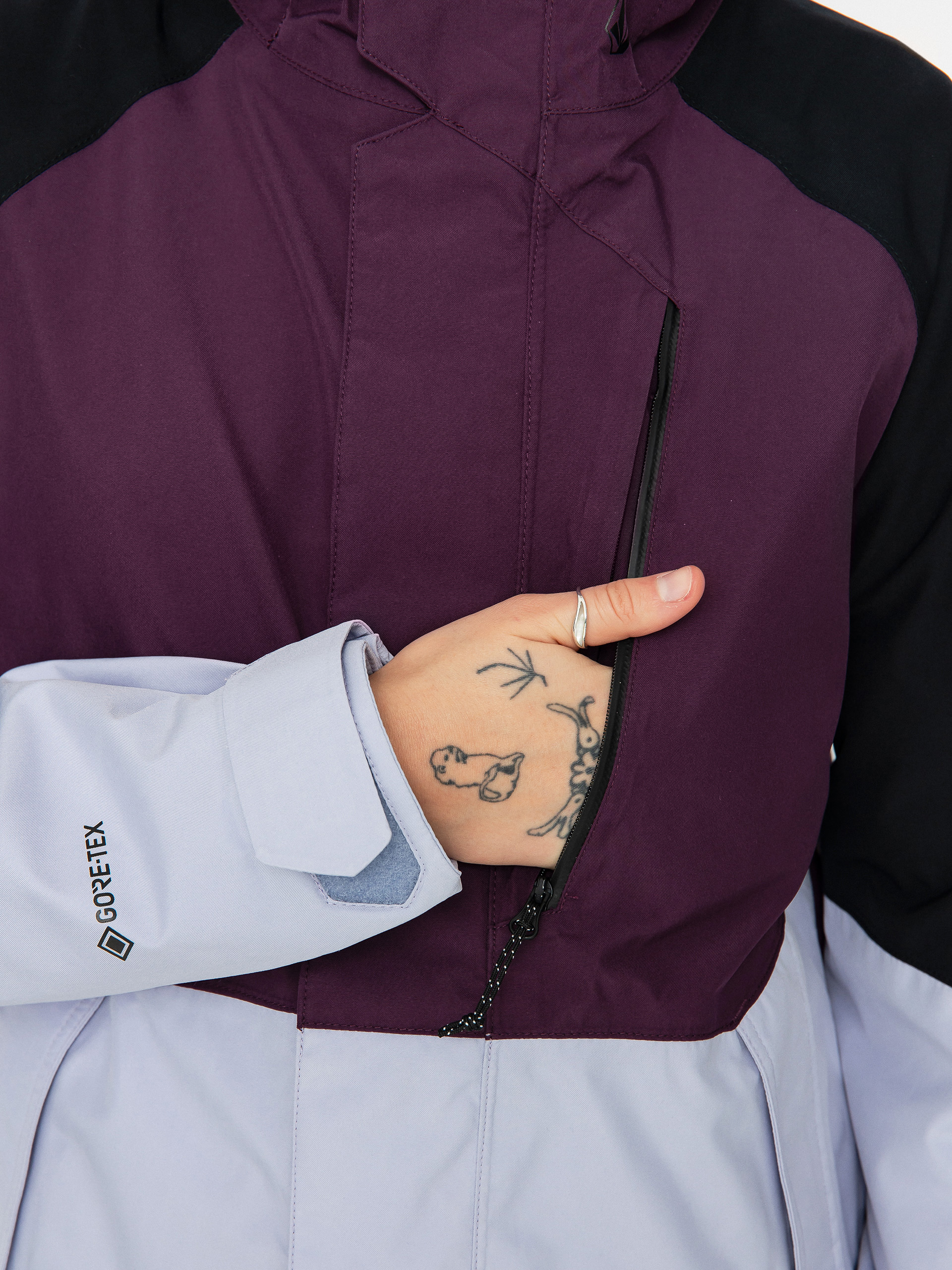 Damska Kurtka snowboardowa Volcom V.Co Aris Gore Tex (blackberry)