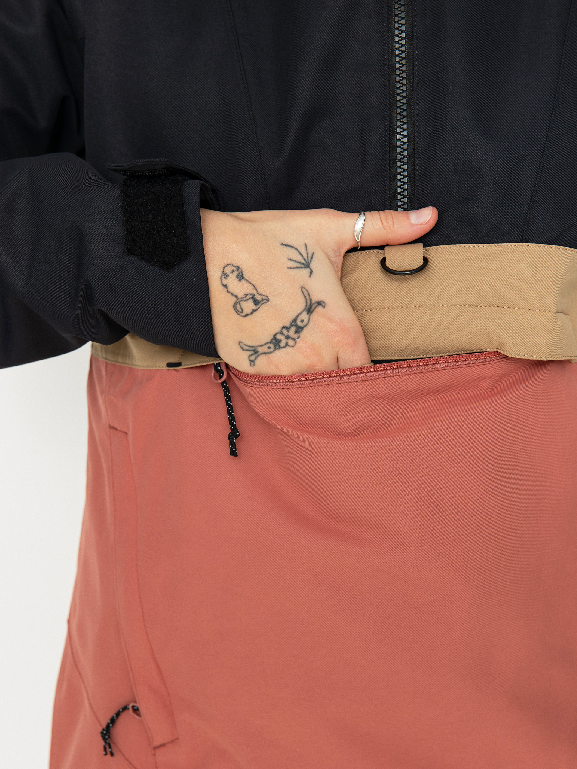 Damska Kurtka snowboardowa Volcom Ashfield Pullover (earth pink)