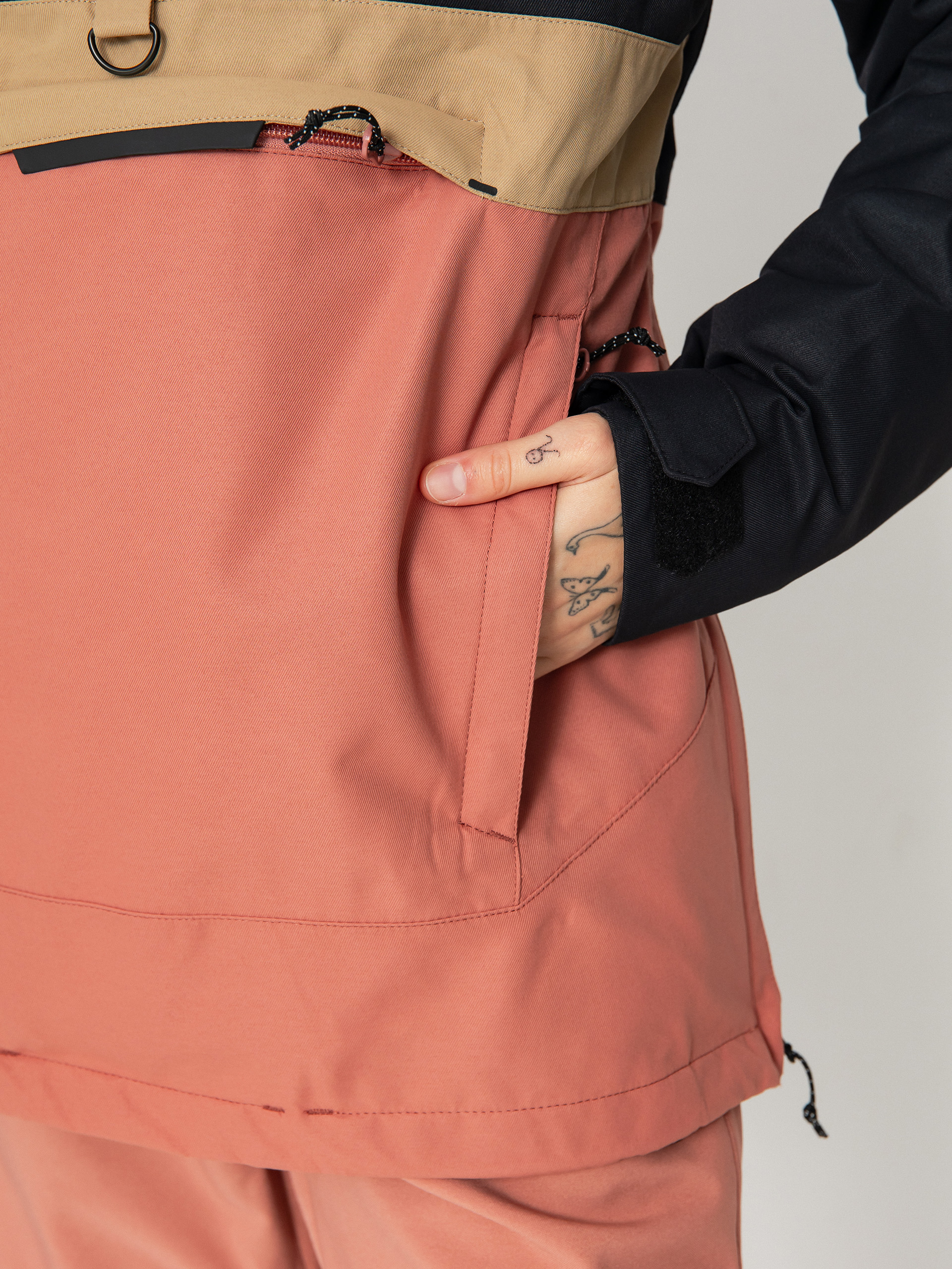 Damska Kurtka snowboardowa Volcom Ashfield Pullover (earth pink)