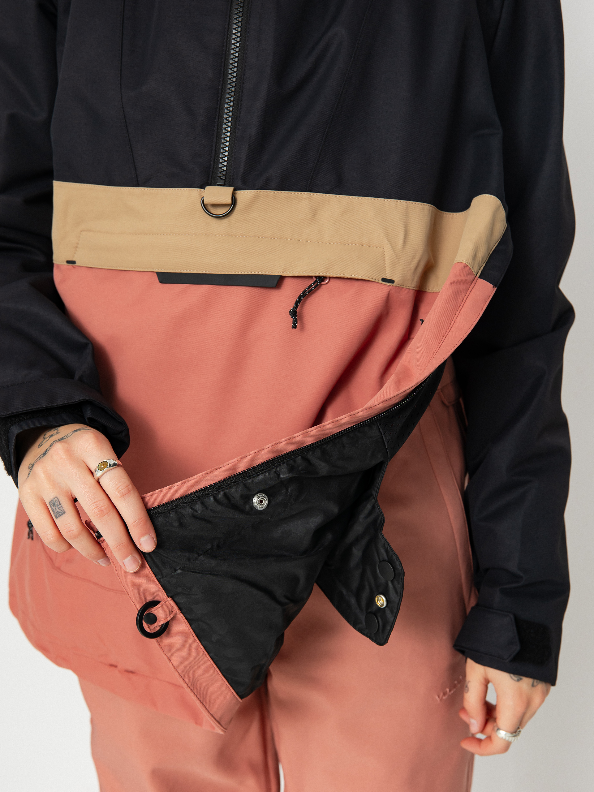 Damska Kurtka snowboardowa Volcom Ashfield Pullover (earth pink)