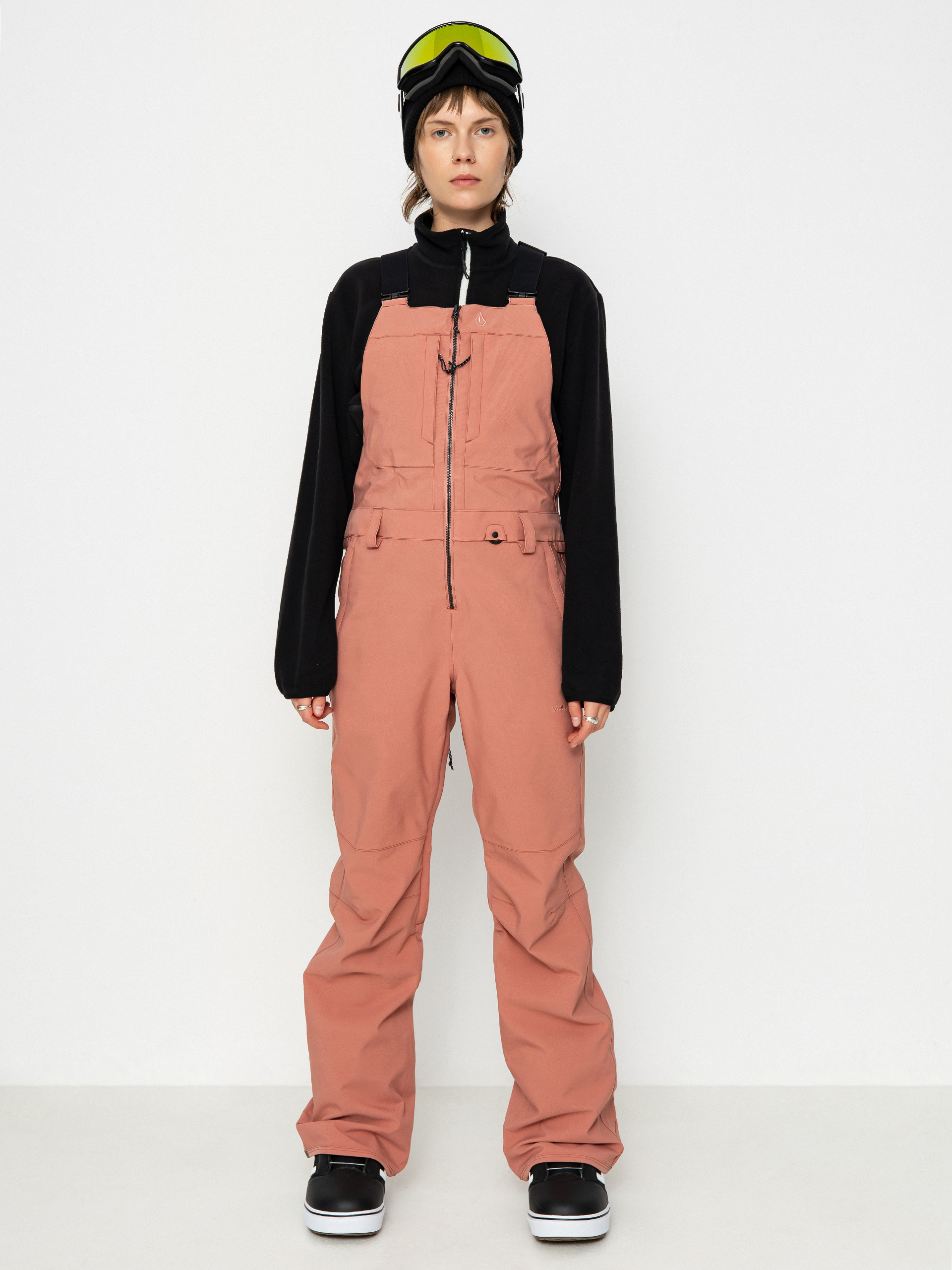 Damskie Spodnie snowboardowe Volcom Swift Bib Overall (earth pink)