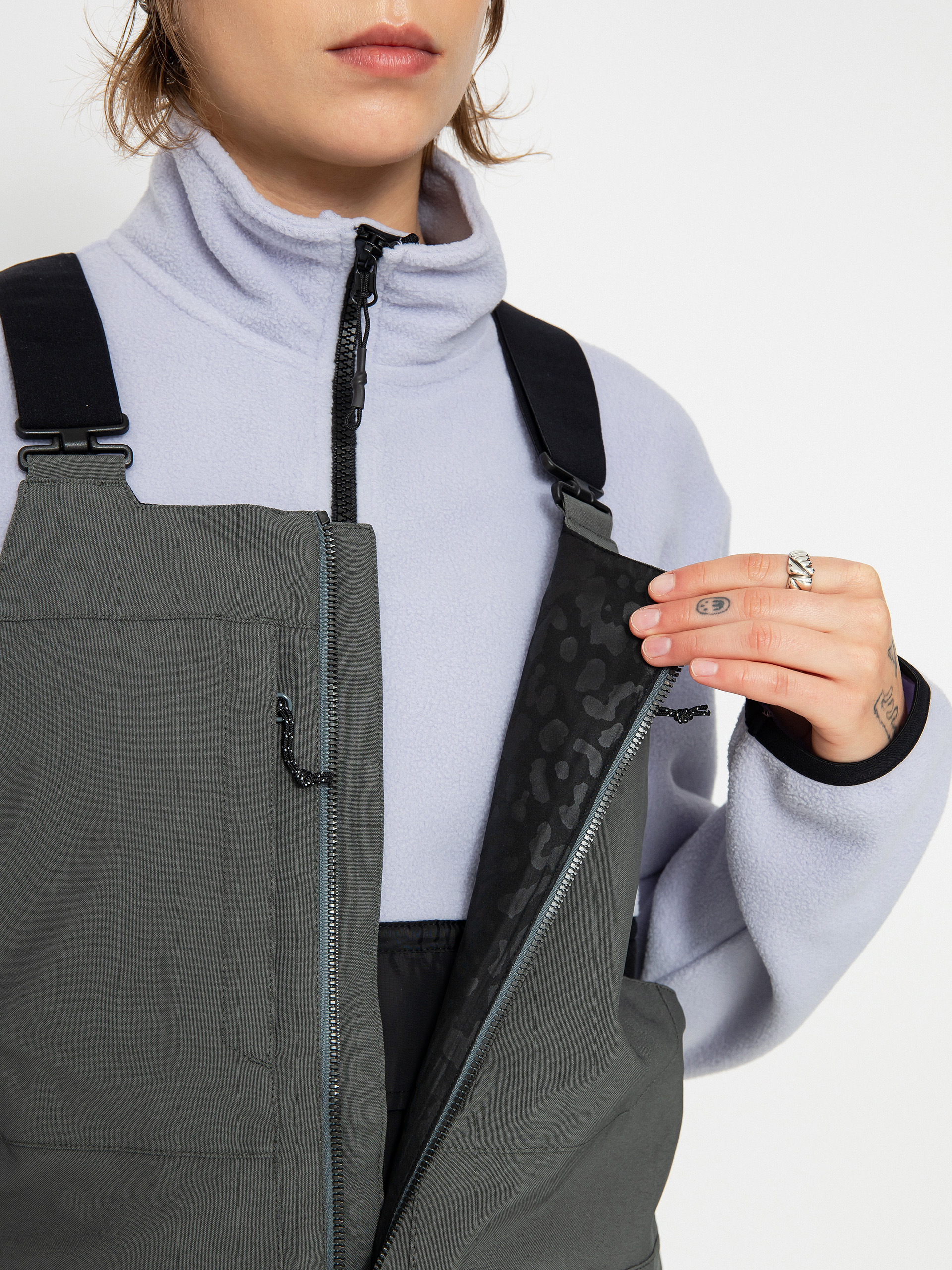 Damskie Spodnie snowboardowe Volcom Swift Bib Overall (eucalyptus)