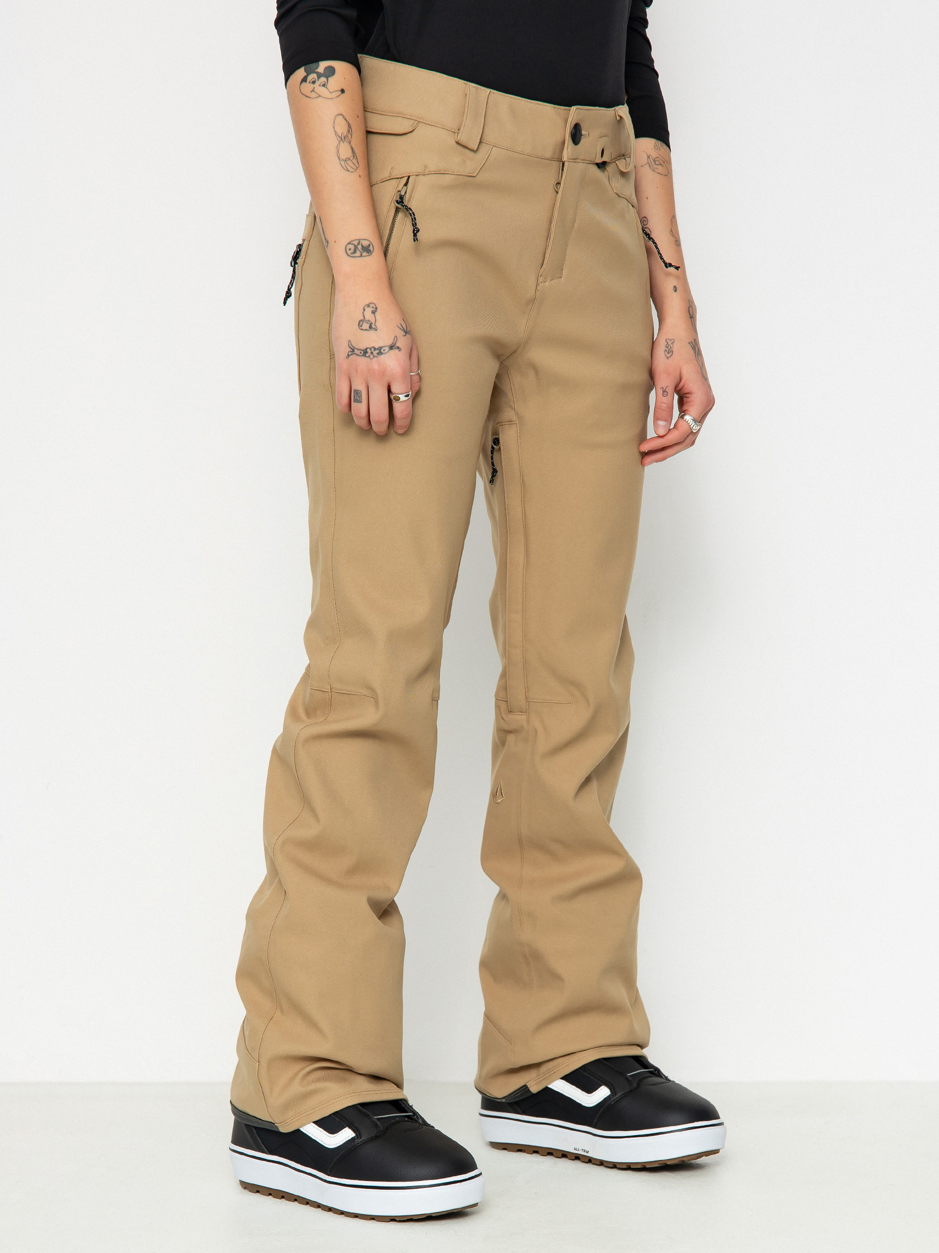 Damskie Spodnie snowboardowe Volcom Species Stretch (dark khaki)