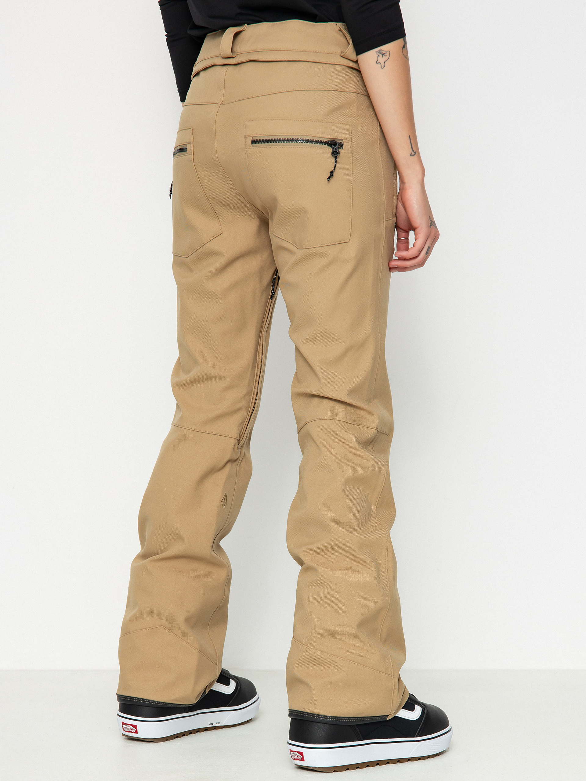 Damskie Spodnie snowboardowe Volcom Species Stretch (dark khaki)