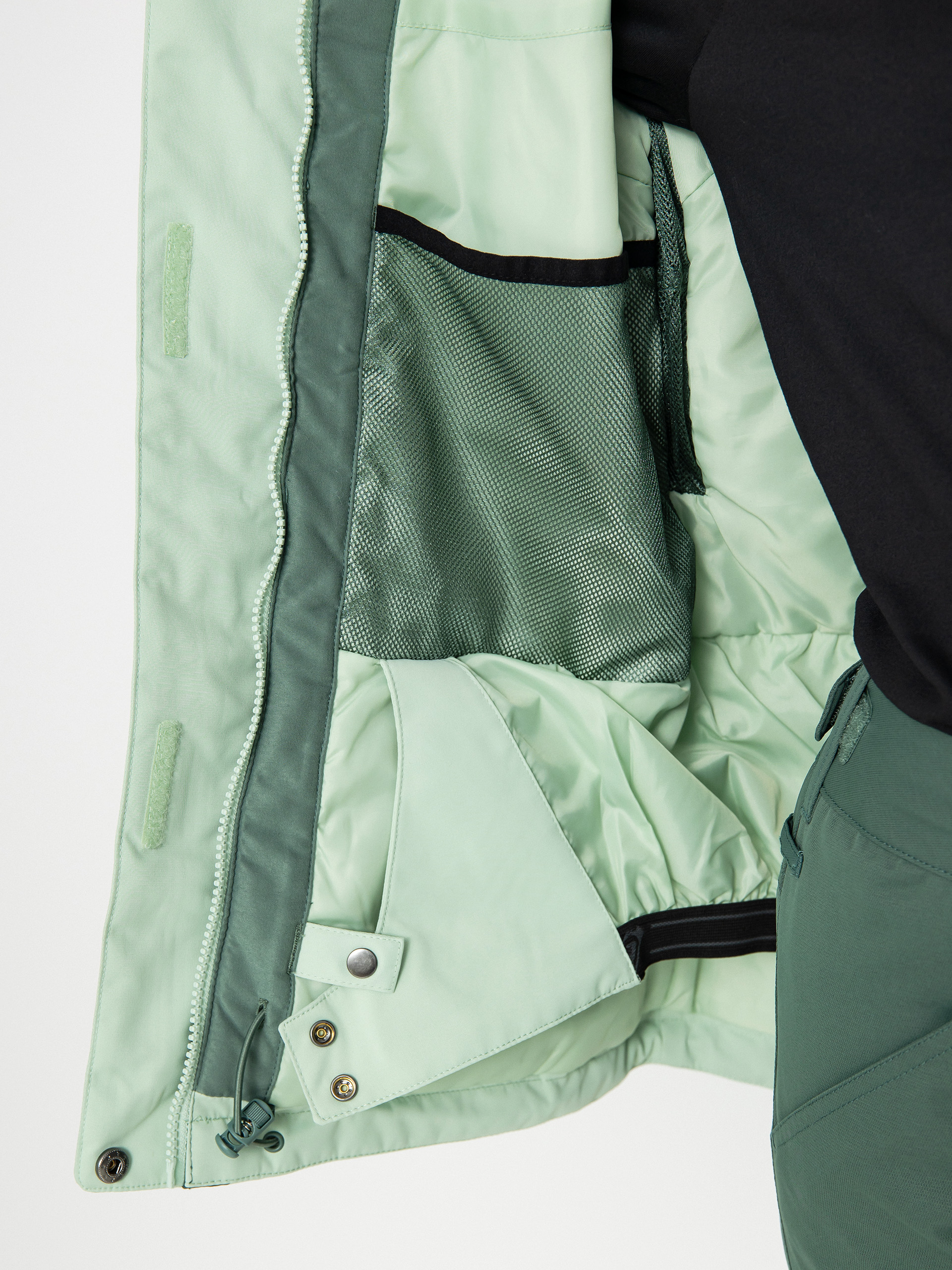 Damska Kurtka snowboardowa Roxy Jetty Block (dark forest wild)