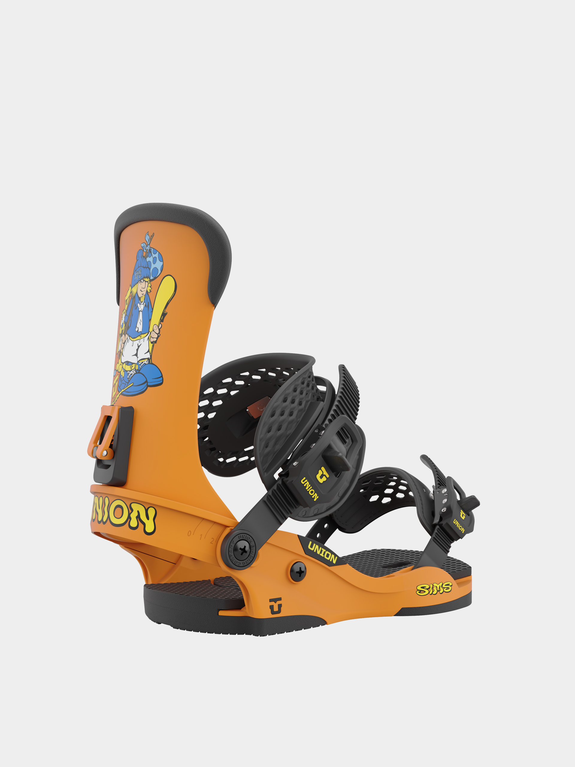 Męskie Wiązania snowboardowe Union Sims Nub 93 (orange)