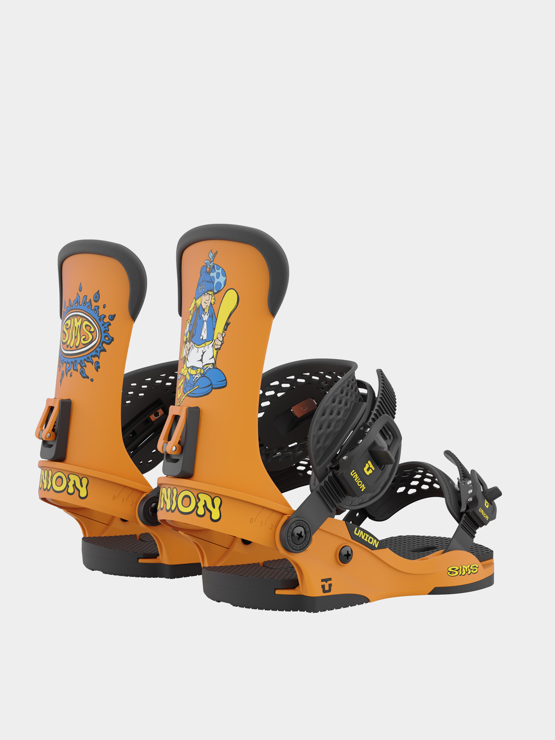Męskie Wiązania snowboardowe Union Sims Nub 93 (orange)