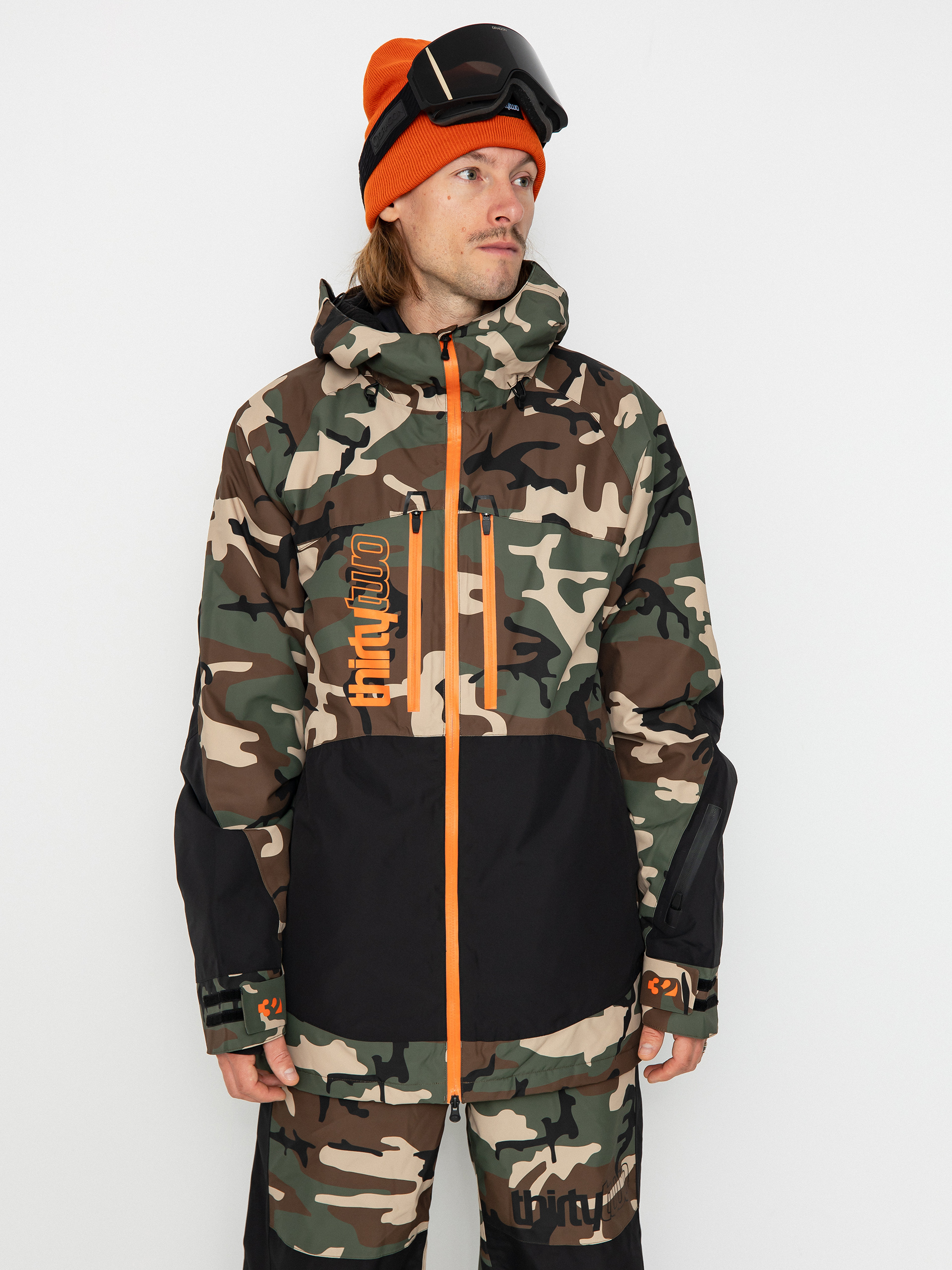 Męska Kurtka snowboardowa ThirtyTwo Lashed Insulated (black/camo)