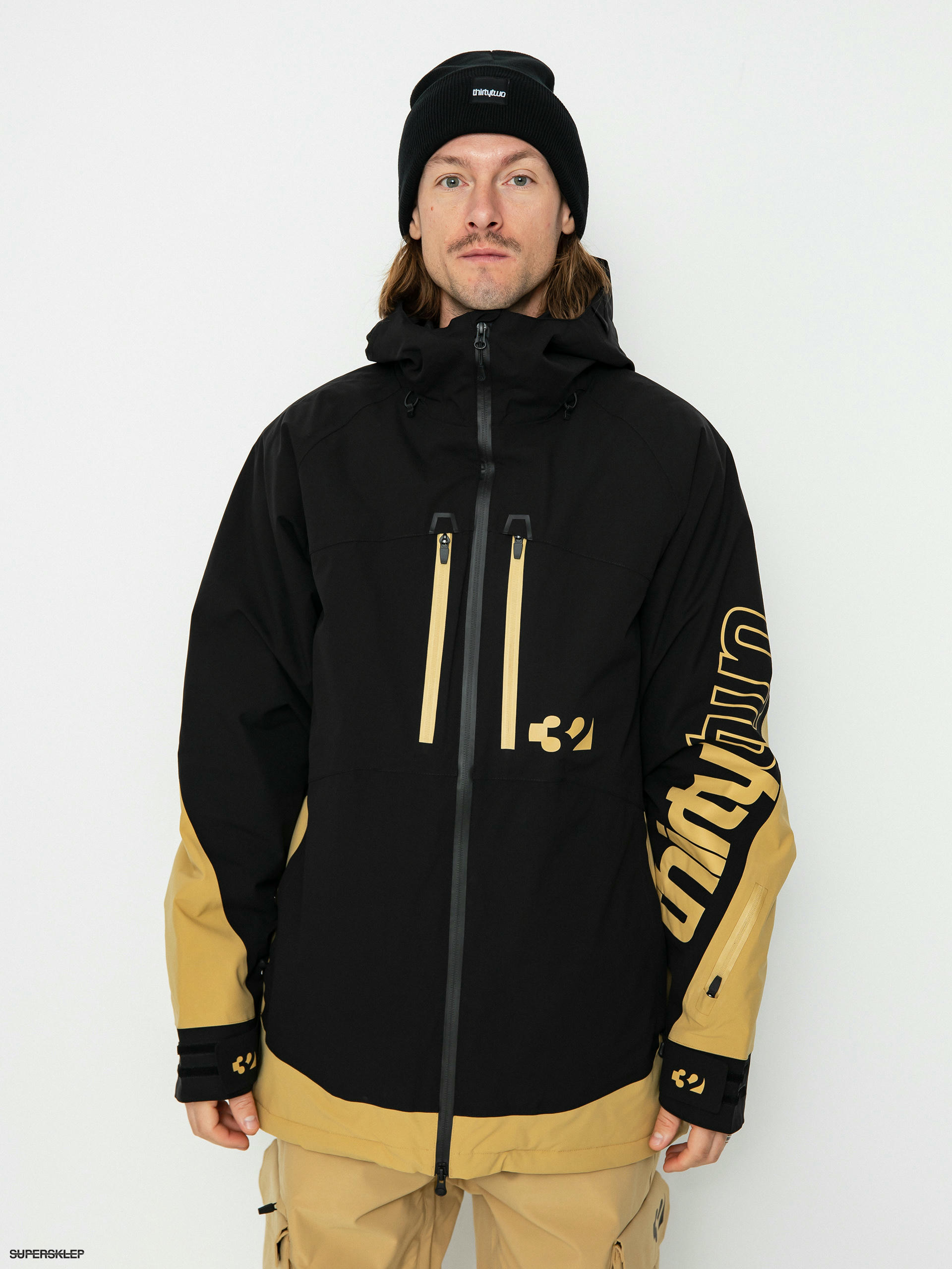 Kurtka snowboardowa Burton AK 2L Stagger black denim