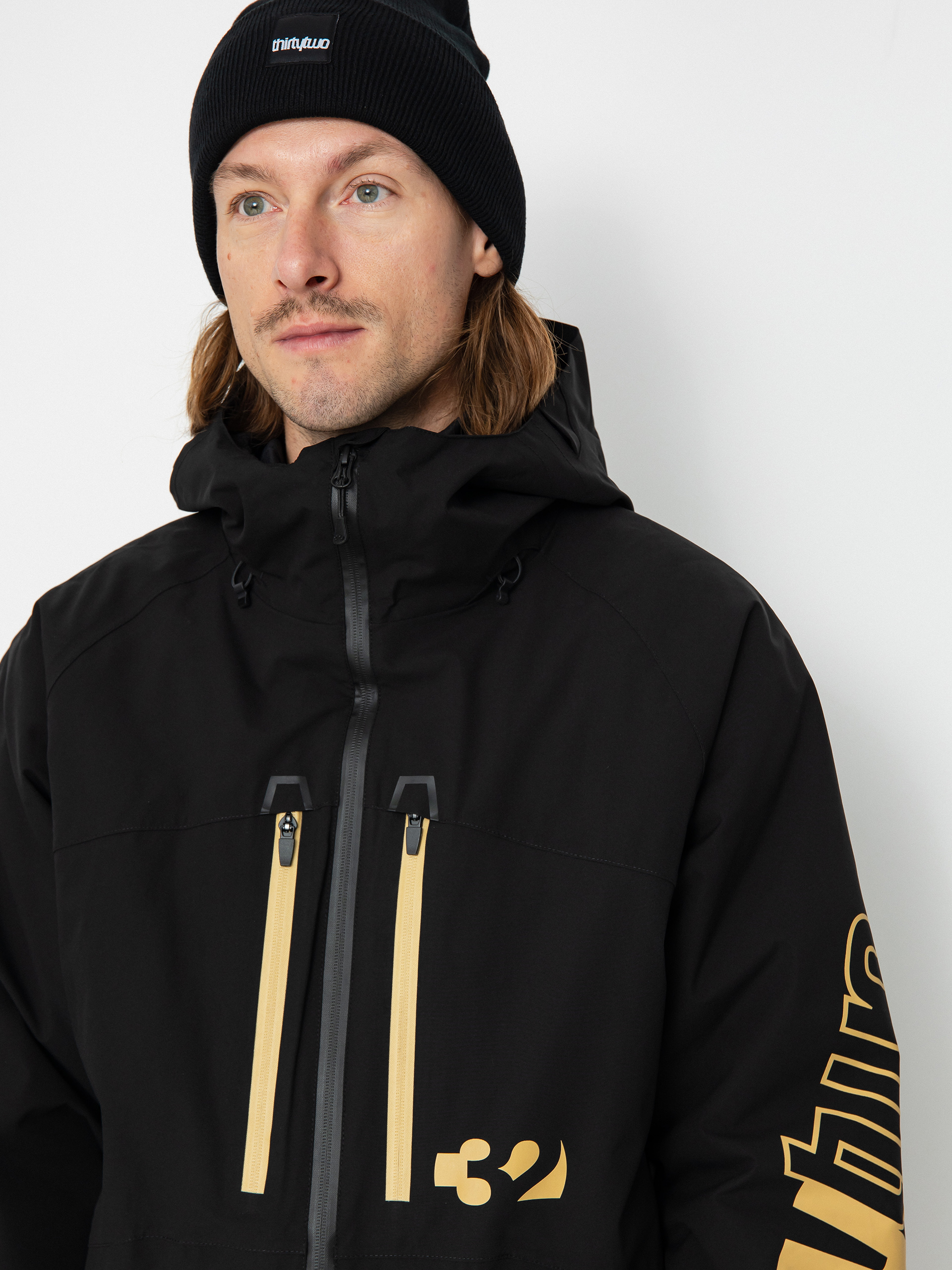 Męska Kurtka snowboardowa ThirtyTwo Lashed Insulated (black/tan)
