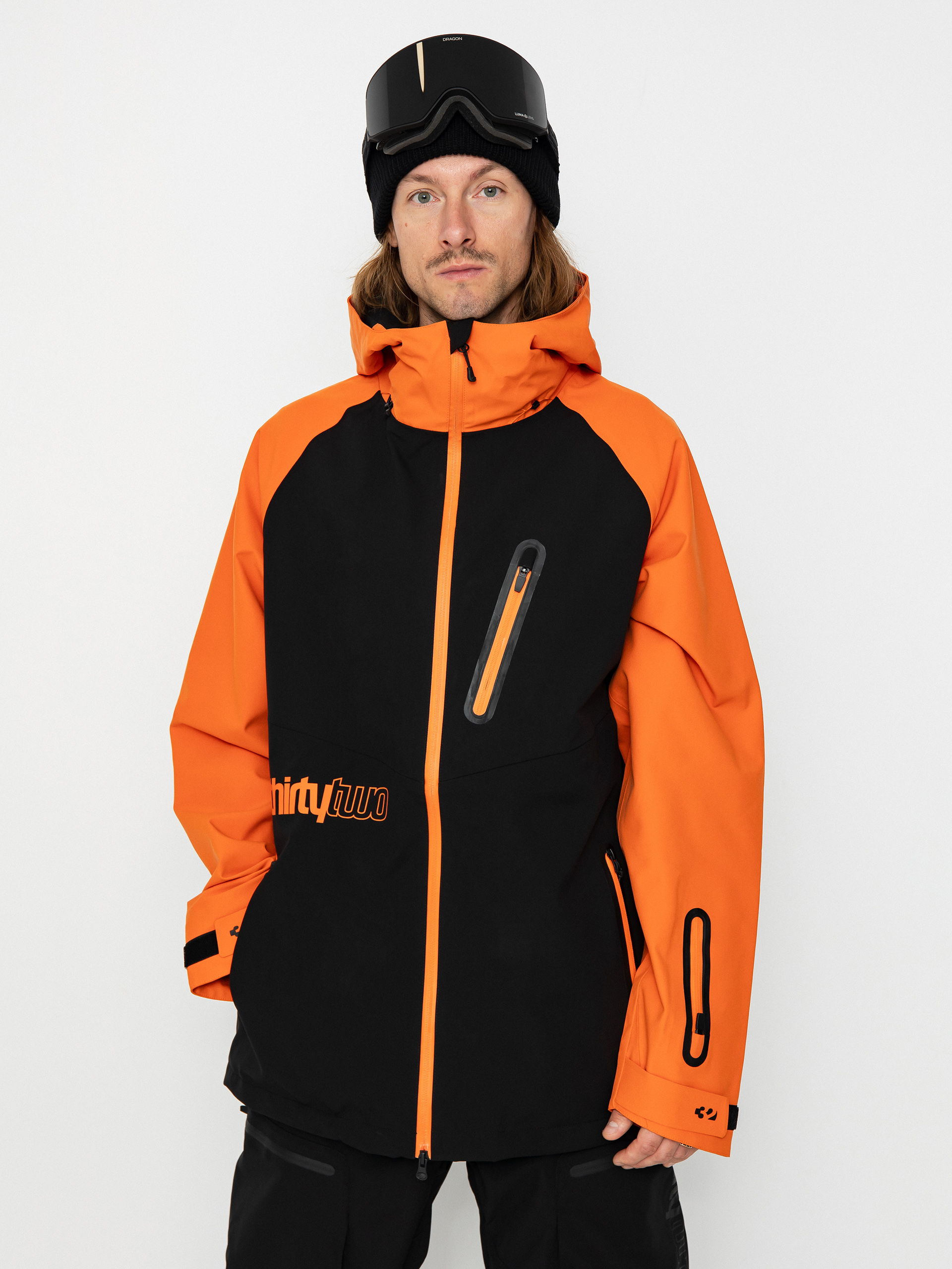 Męska Kurtka snowboardowa ThirtyTwo Grasser (black/orange)