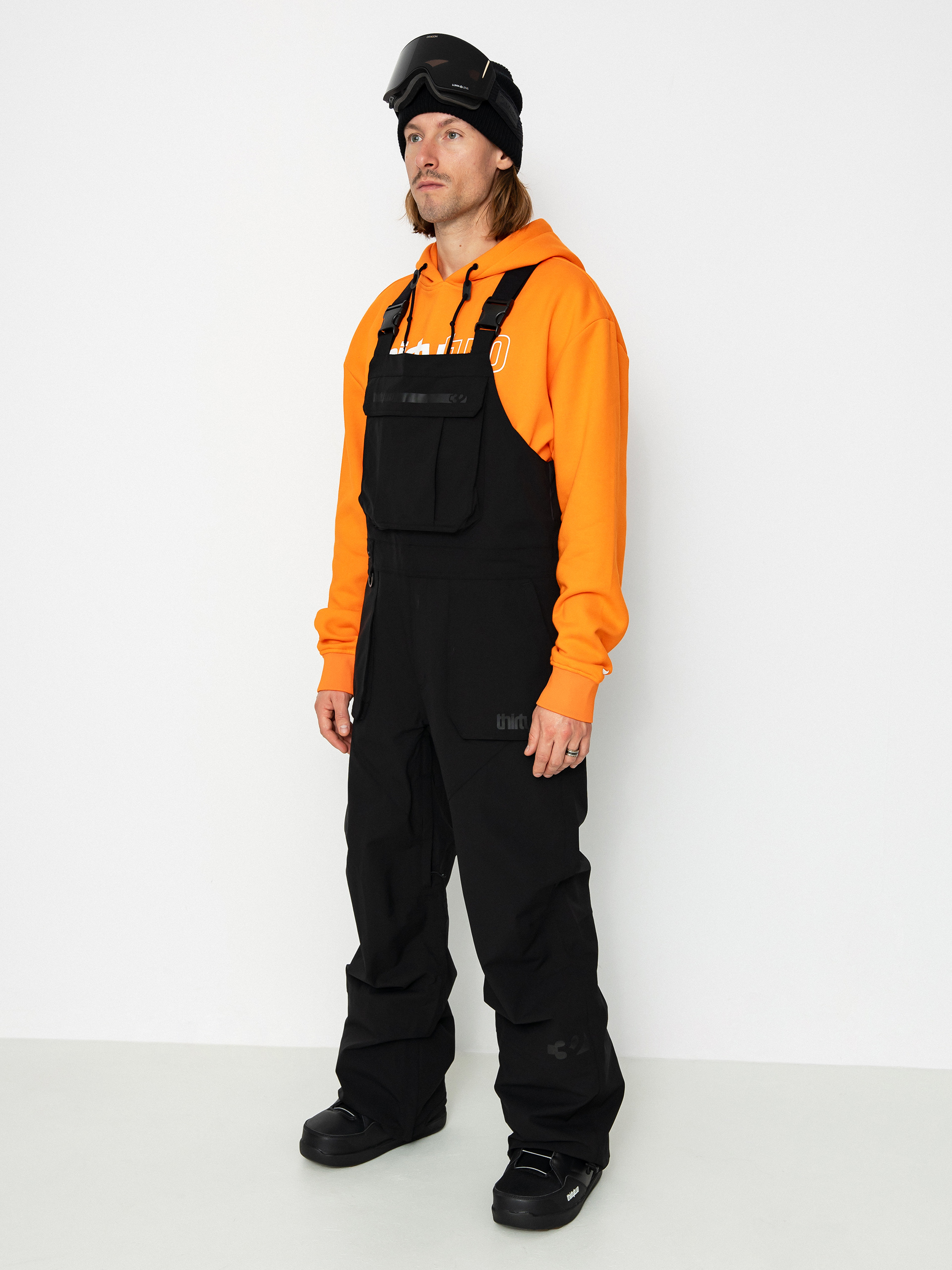 Spodnie snowboardowe ThirtyTwo Basement Bib (black)