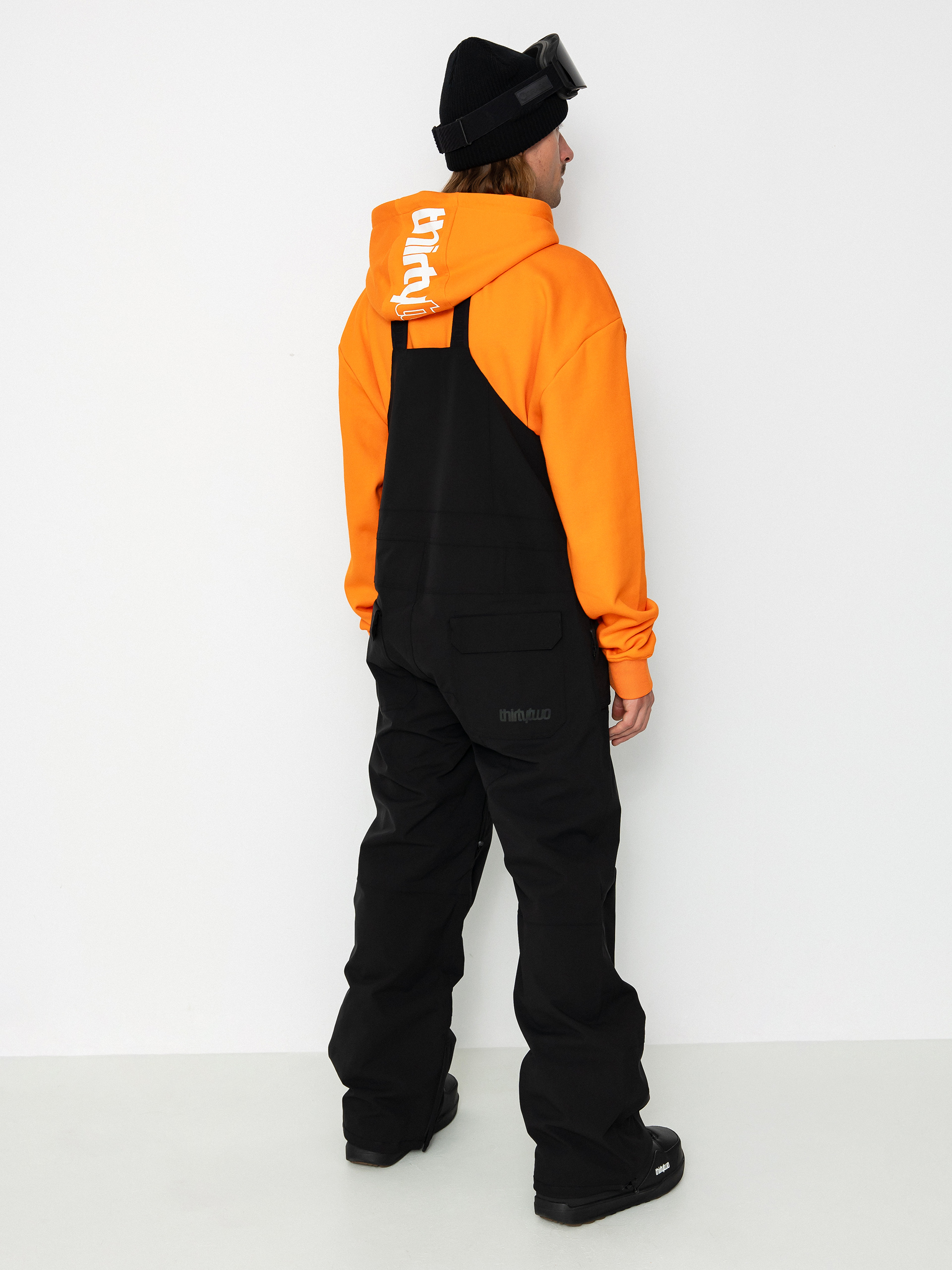 Męskie Spodnie snowboardowe ThirtyTwo Basement Bib (black)