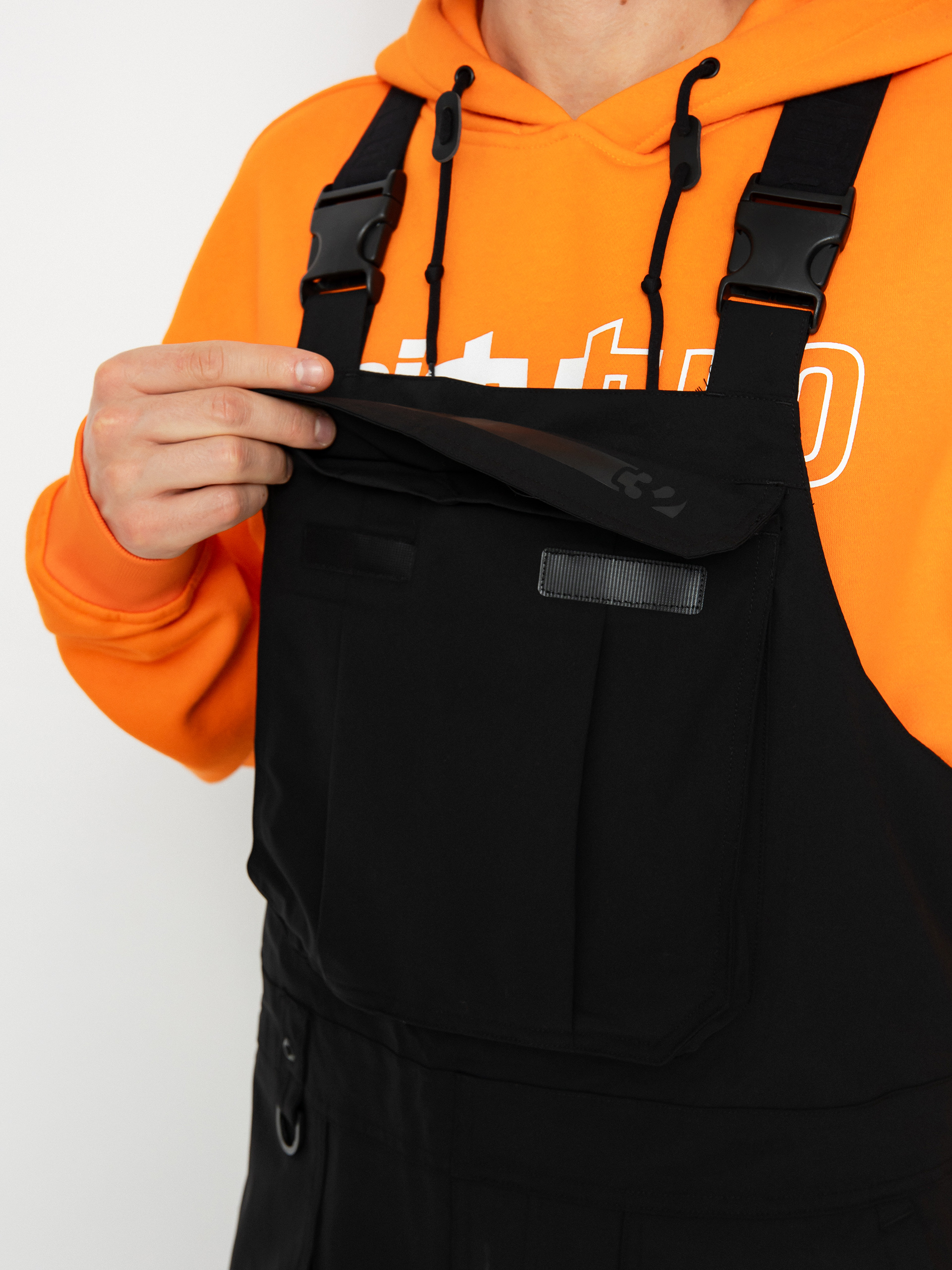 Męskie Spodnie snowboardowe ThirtyTwo Basement Bib (black)