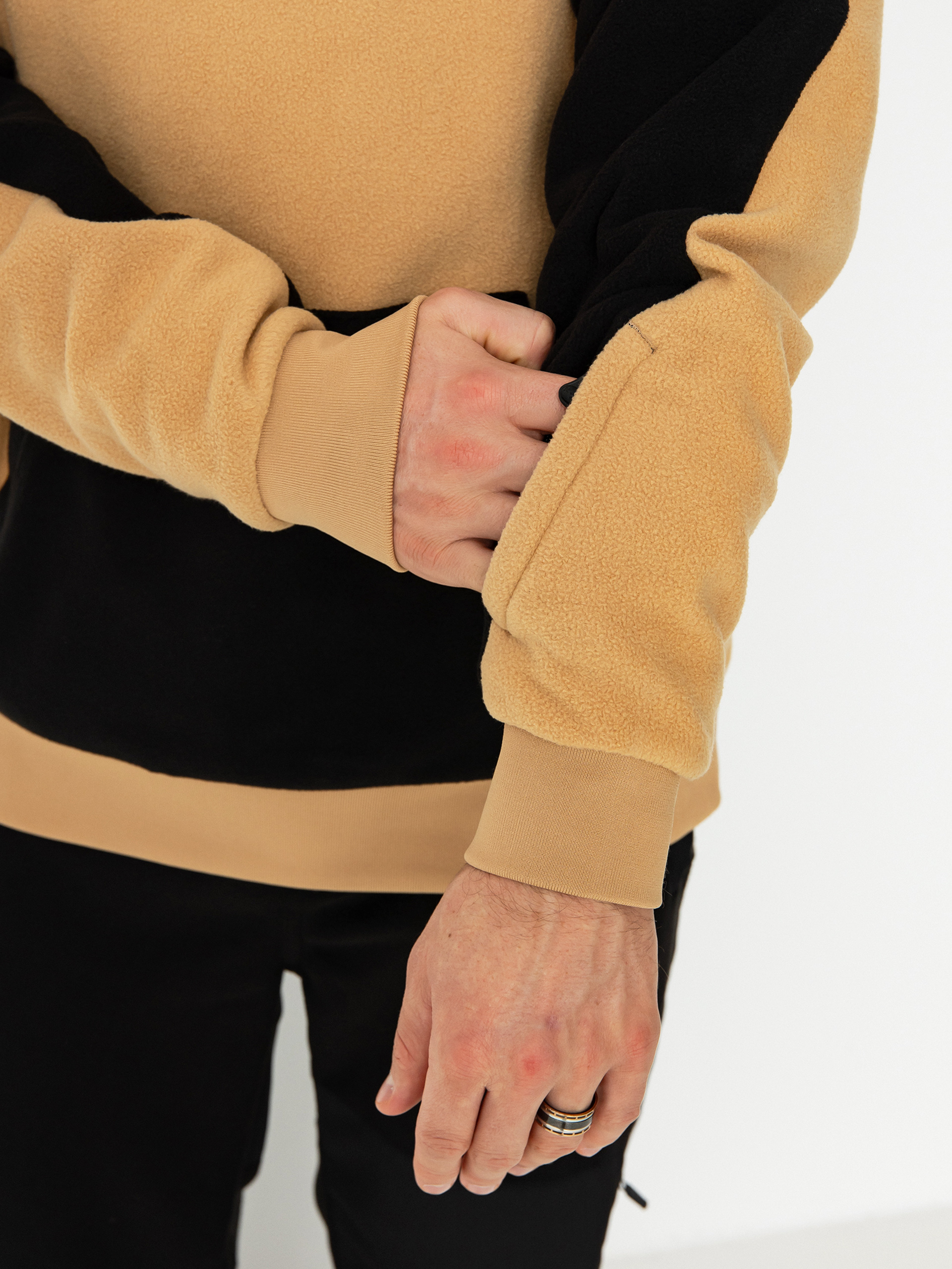 Bluza z kapturem ThirtyTwo Rest Stop (black/tan)