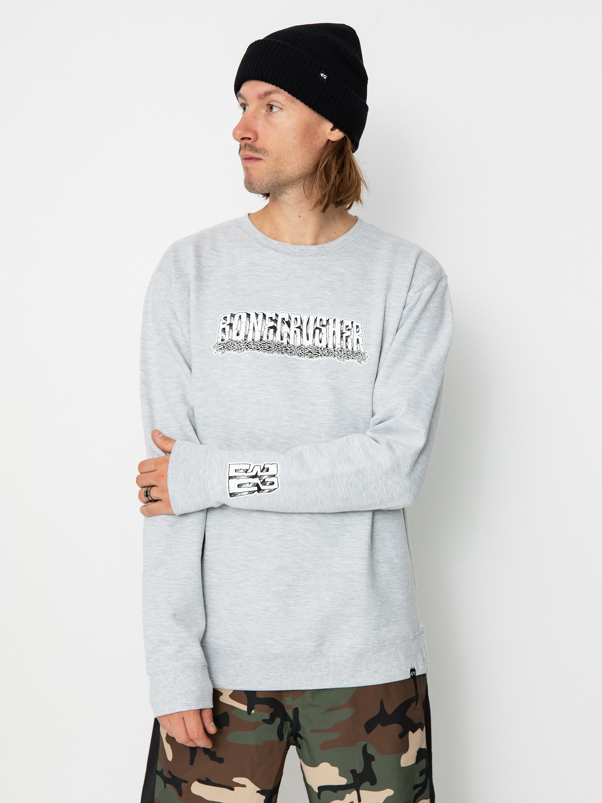 Bluza ThirtyTwo Bonecrusher Crew (grey/heather)