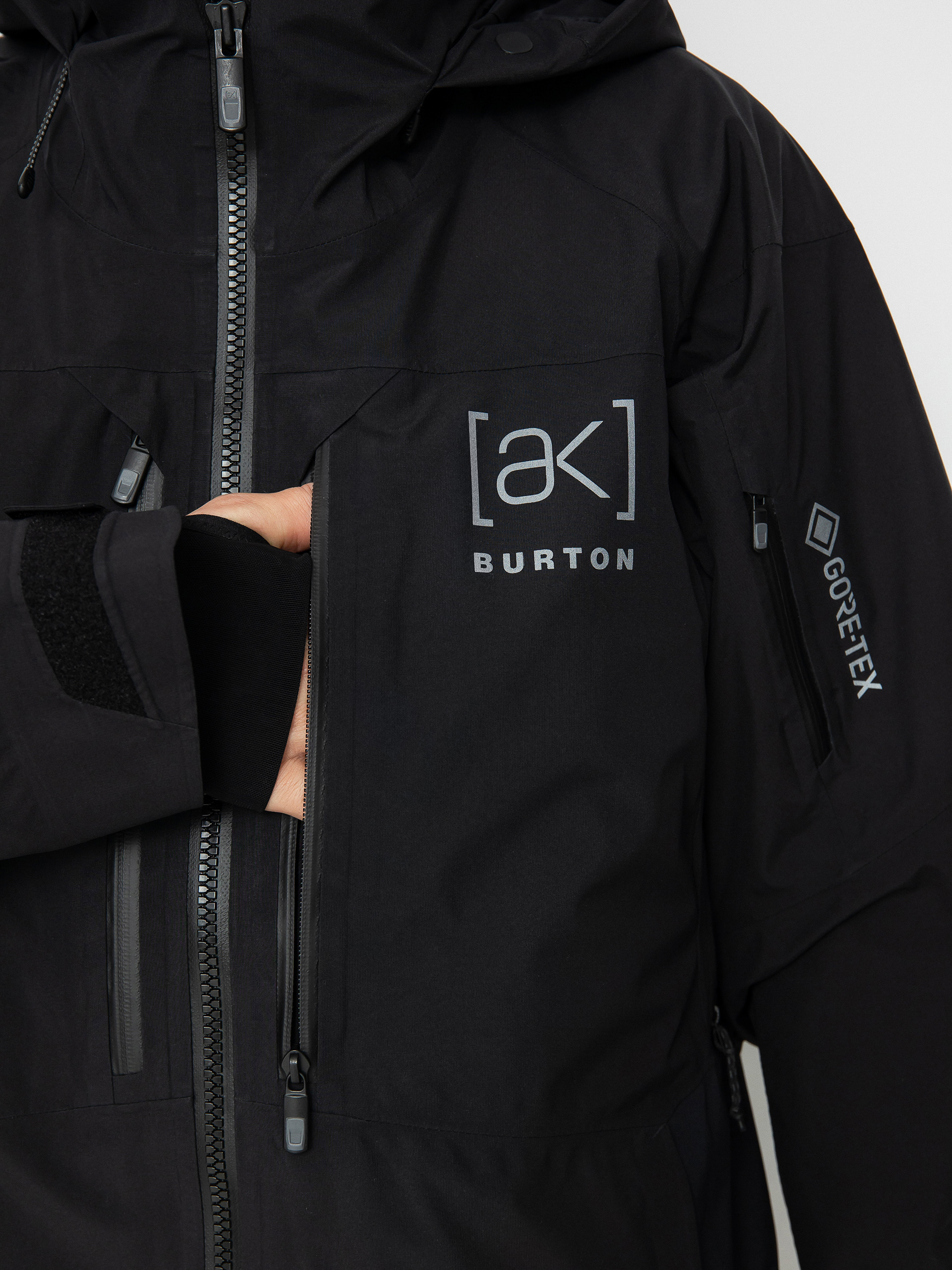 Kurtka snowboardowa Burton Ak Gore Swash - czarny (true black)