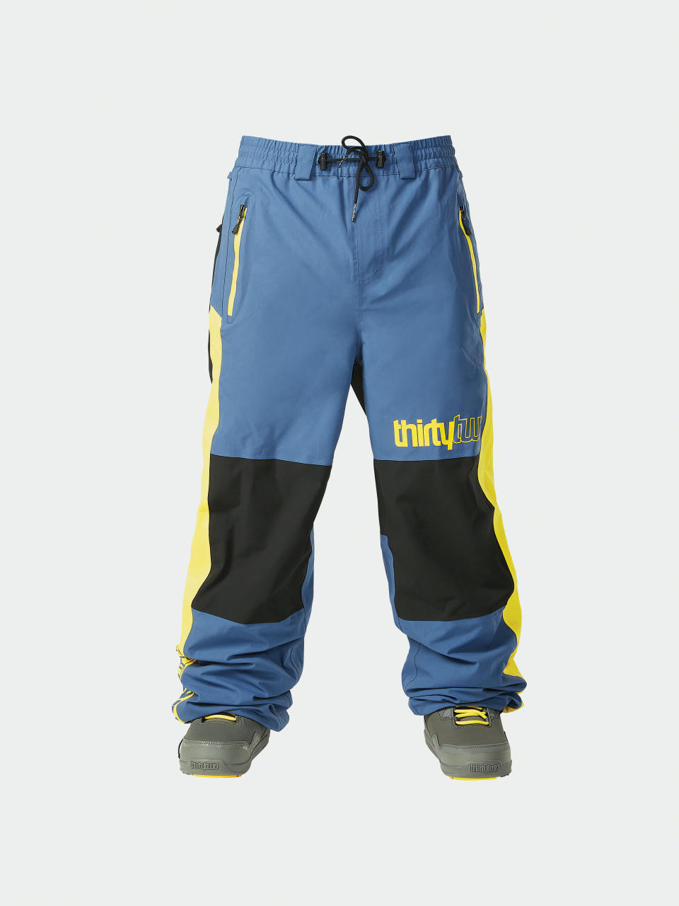 Męskie Spodnie snowboardowe ThirtyTwo Sweeper (blue/yellow)