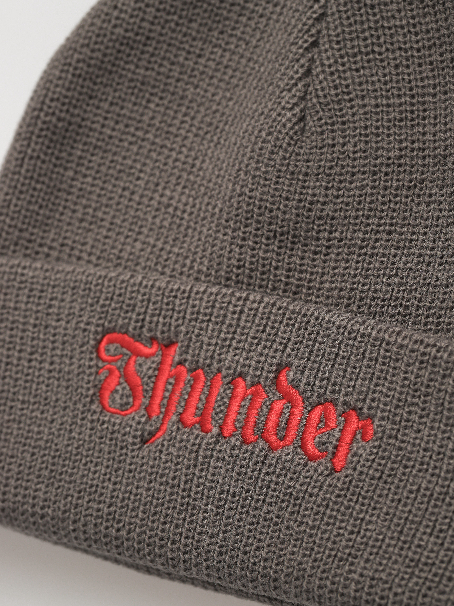 Czapka zimowa Thunder Script Cuff Beanie (charcoal/red)