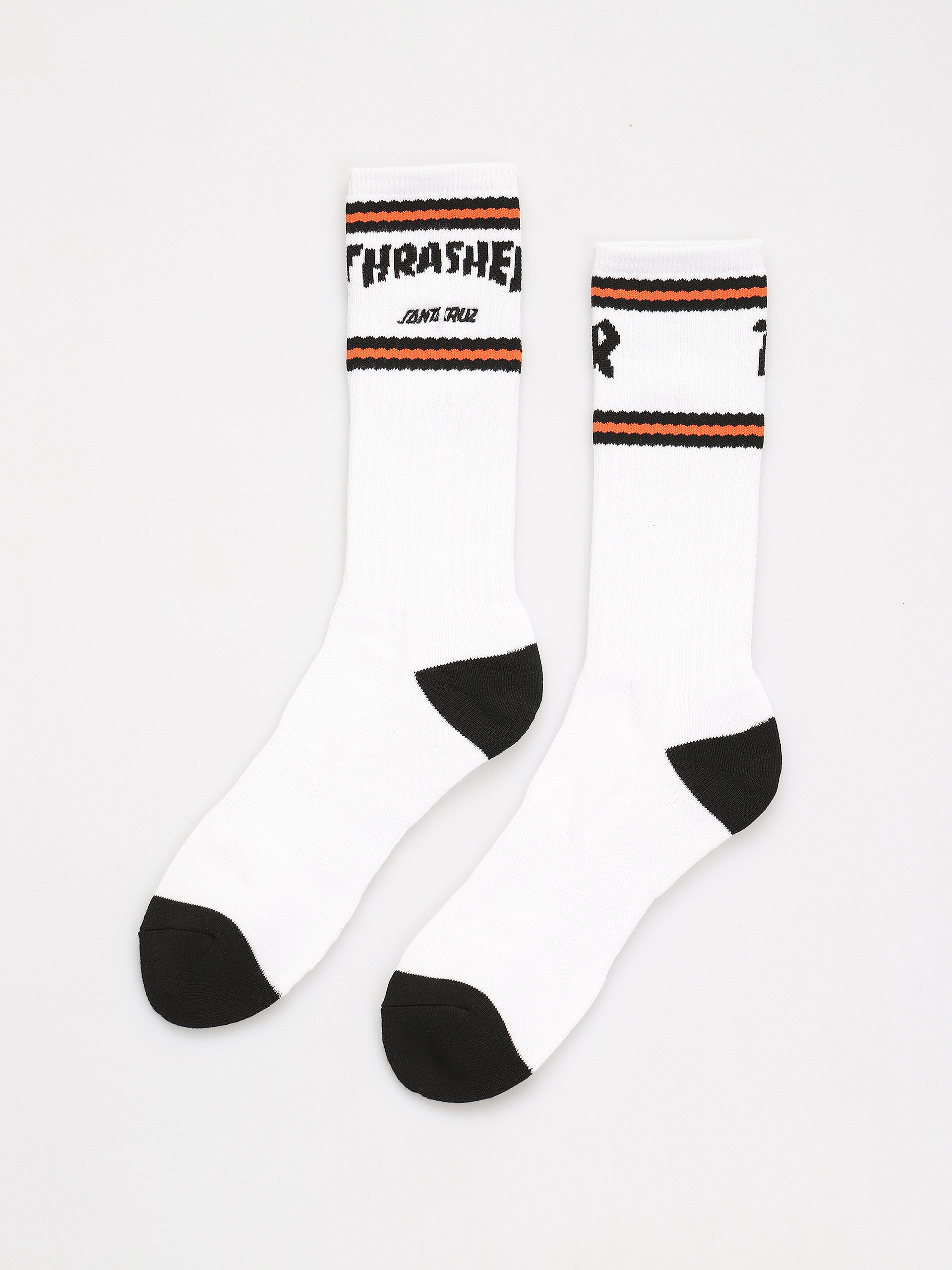 Skarpetki Santa Cruz X Thrasher Sc Strip Crew (white)