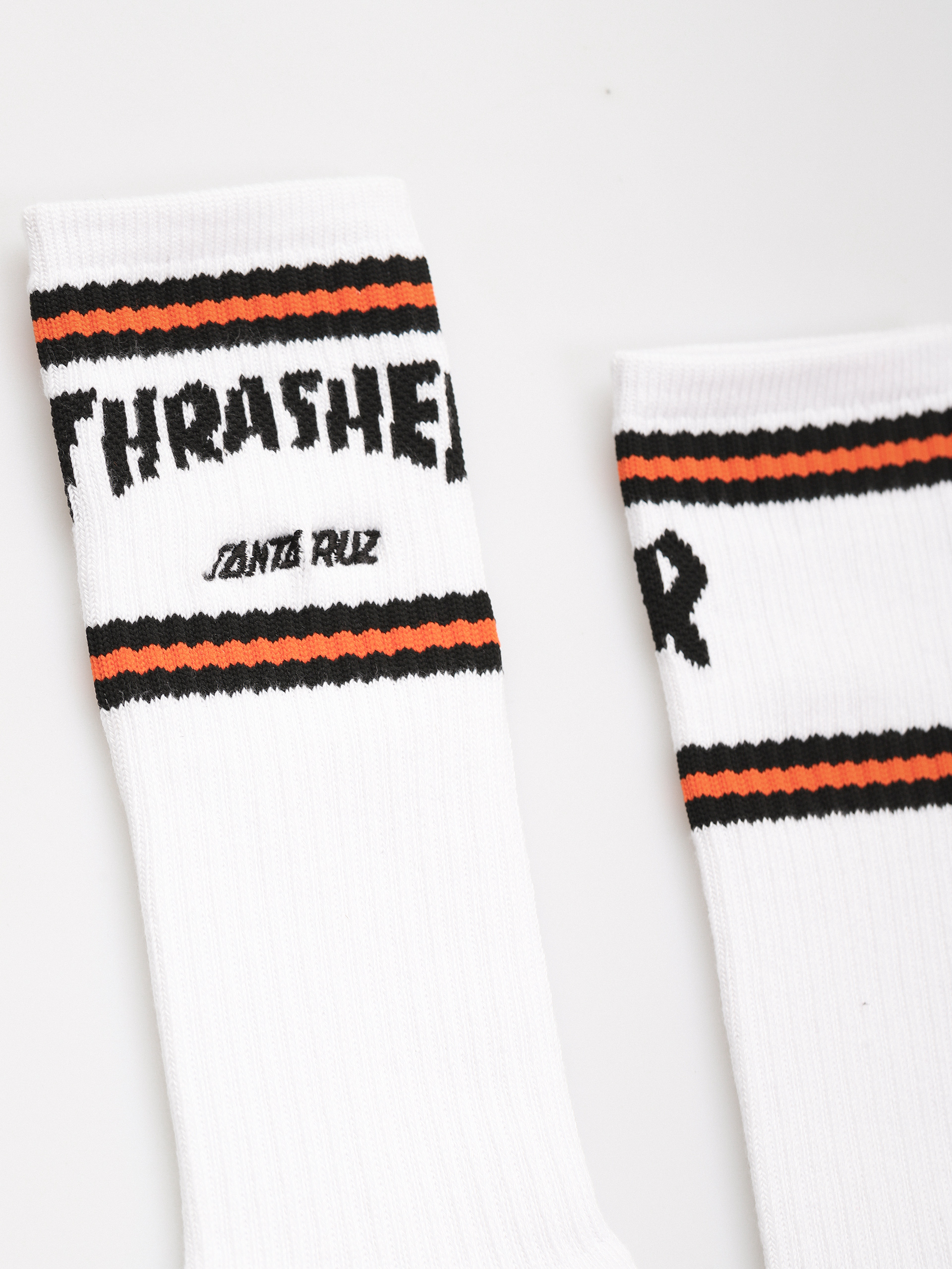 Skarpetki Santa Cruz X Thrasher Sc Strip Crew (white)