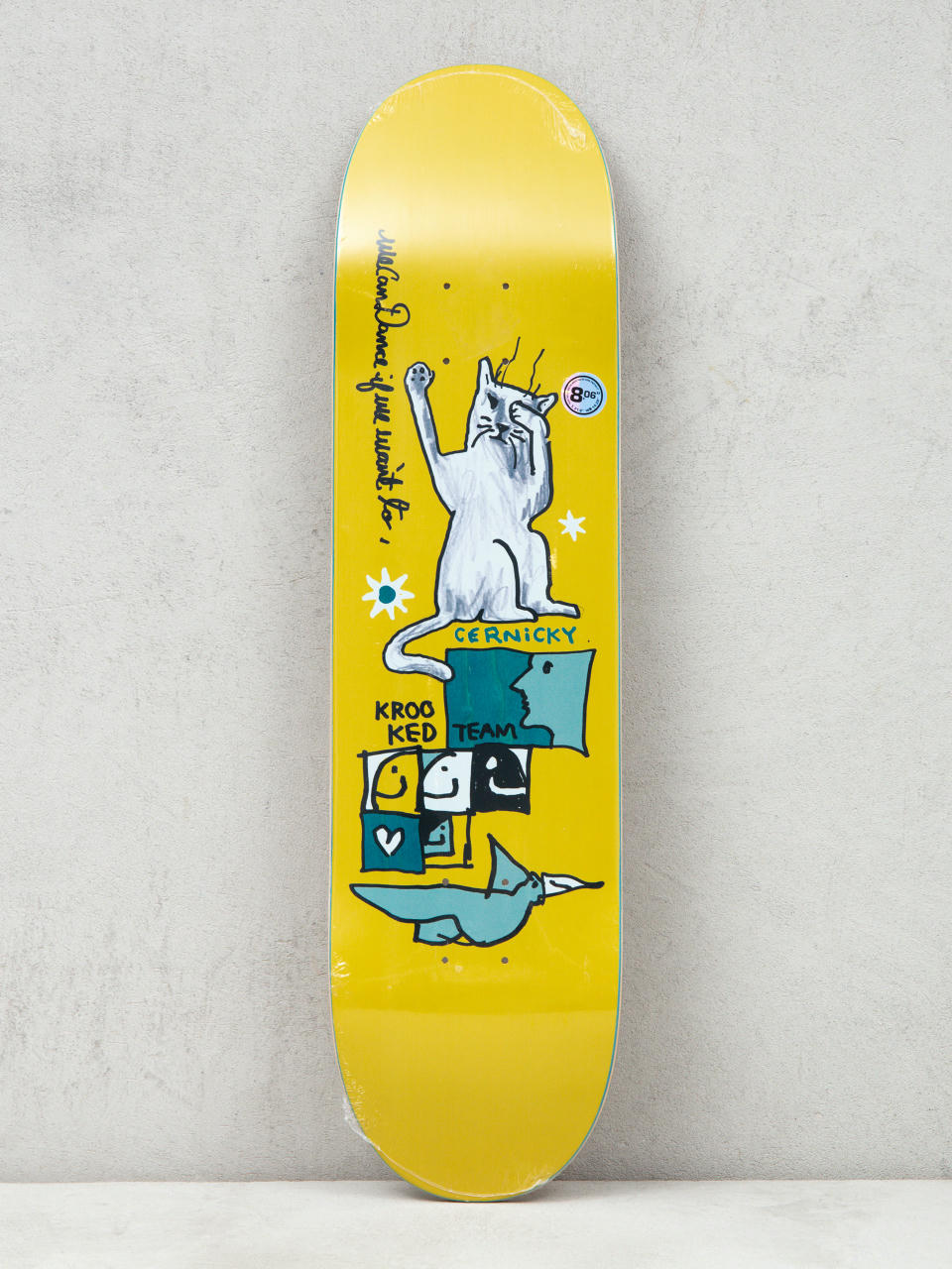 Deck Krooked New Pro One Off (yellow)