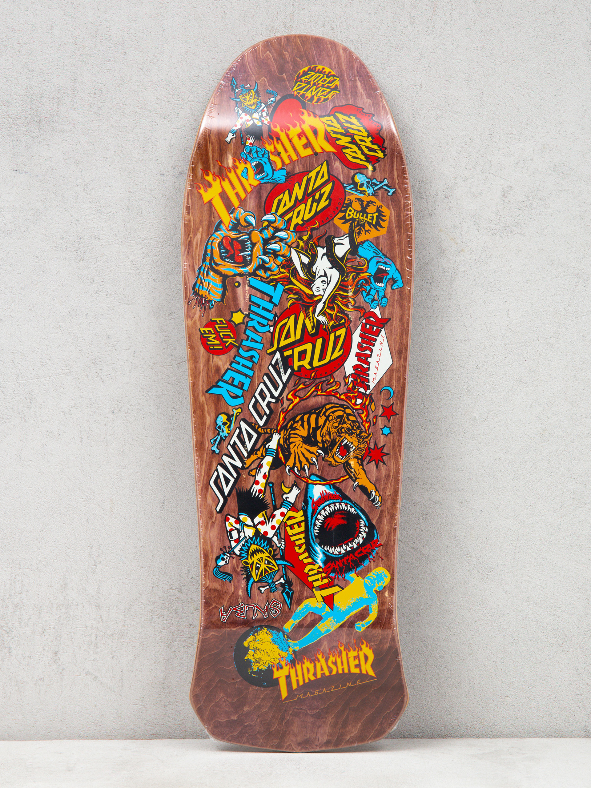 Deck Santa Cruz X Thrasher Salba Oops (brown)