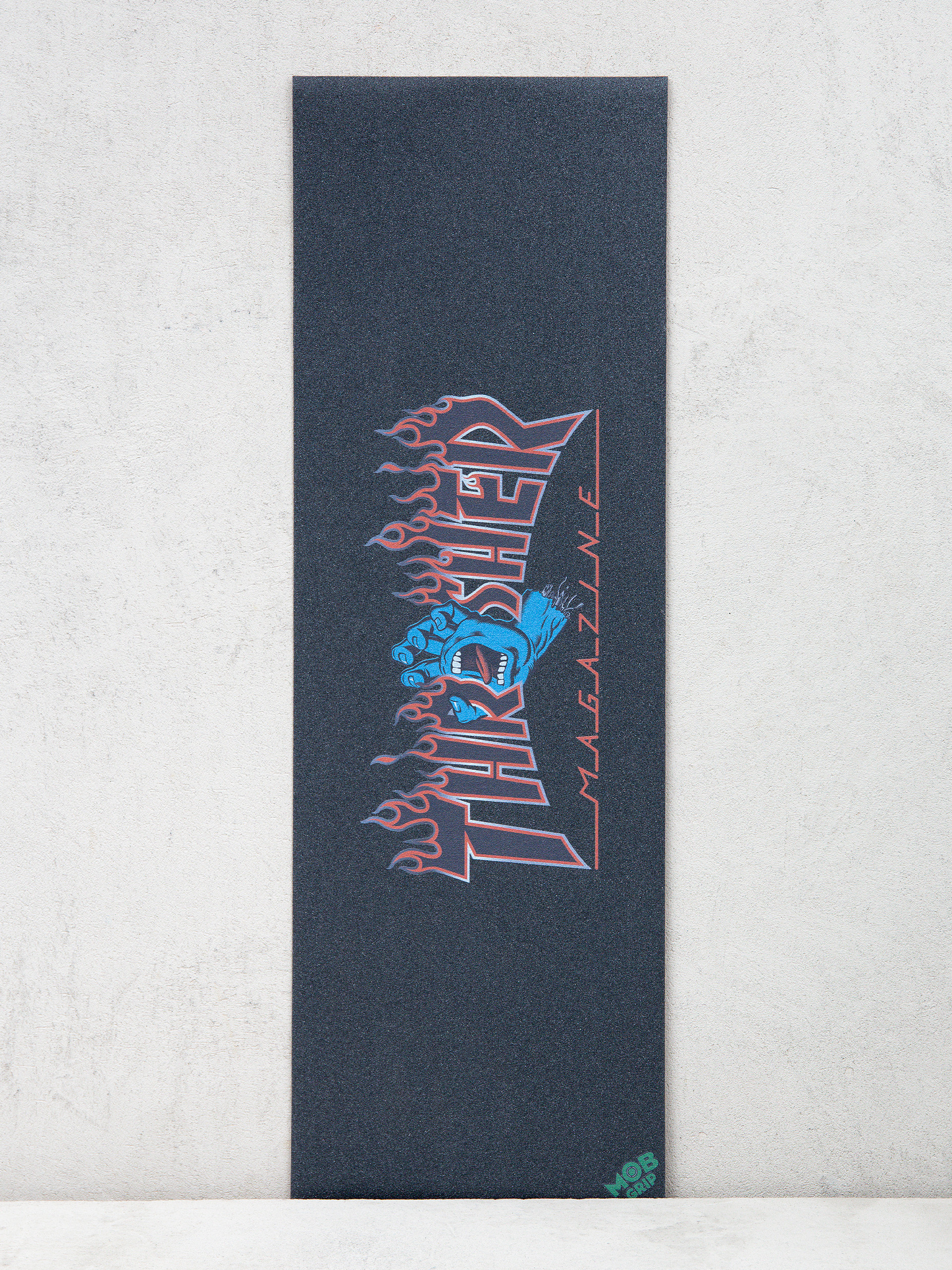 Papier Mob Grip X Santa Cruz X Thrasher Screaming Flame Logo (black)