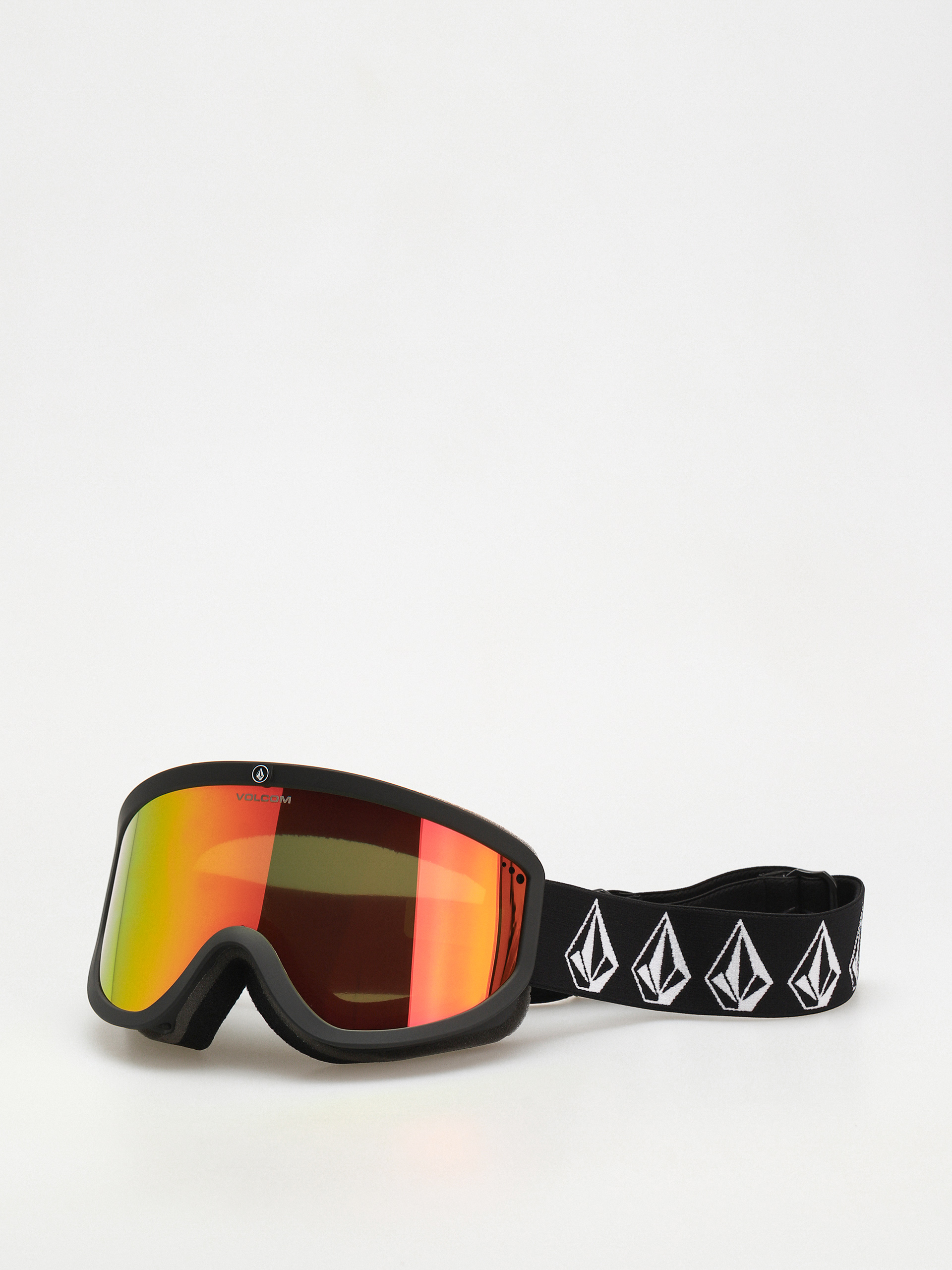 Gogle Volcom Footprints (matte black stone/red chrome+bl yellow)