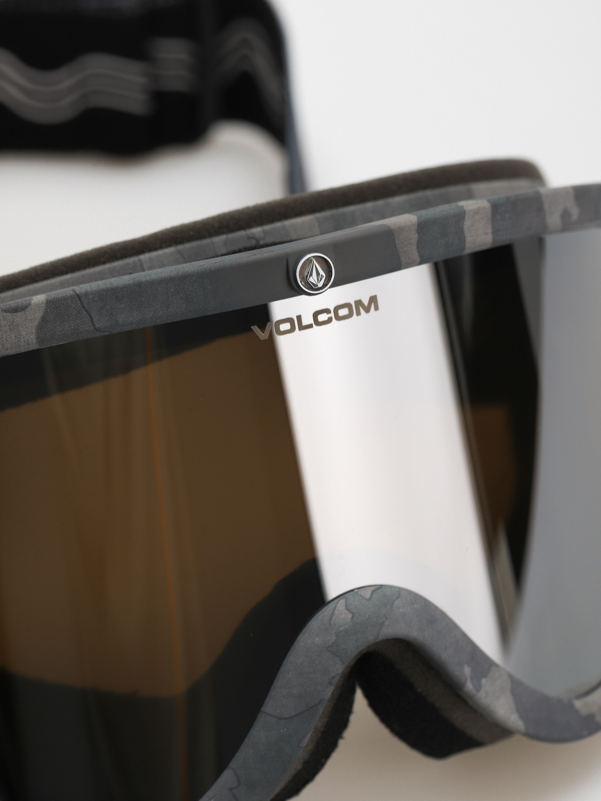 Gogle Volcom Footprints (cloudwash camo/silver chrome+bl yellow)