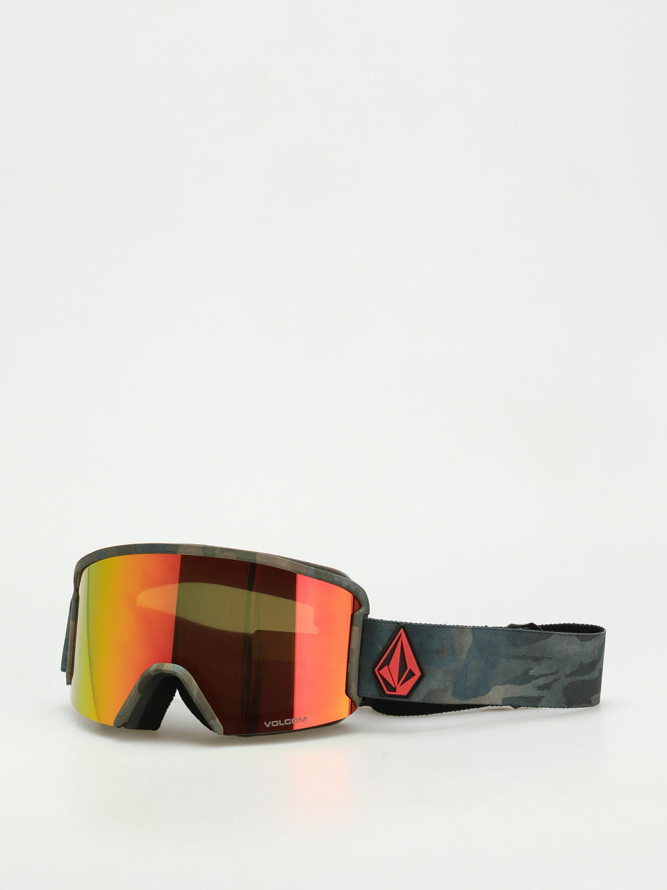 Gogle Volcom Garden (cloudwash camo/red chrome+bl yellow)