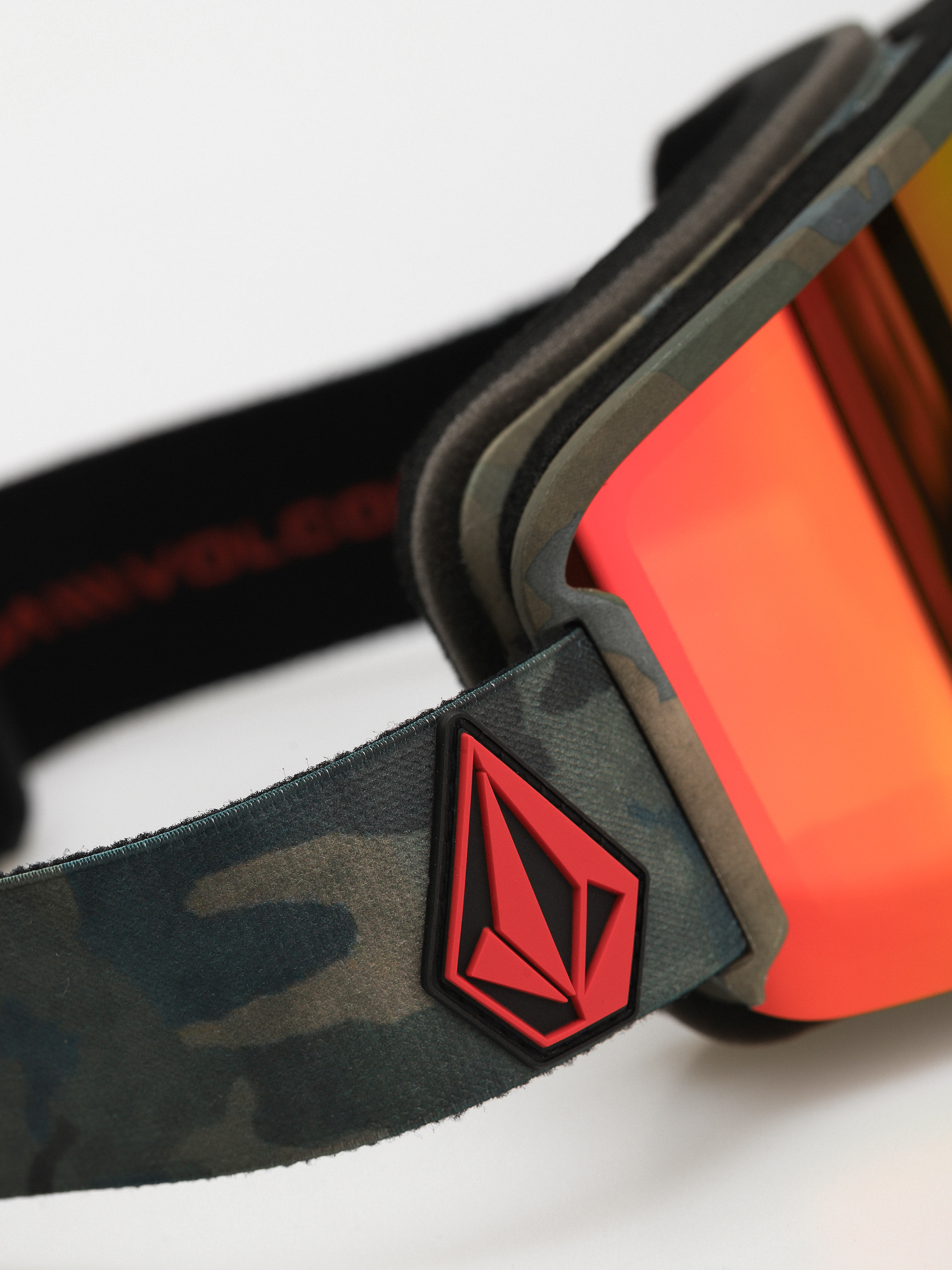 Gogle Volcom Garden (cloudwash camo/red chrome+bl yellow)
