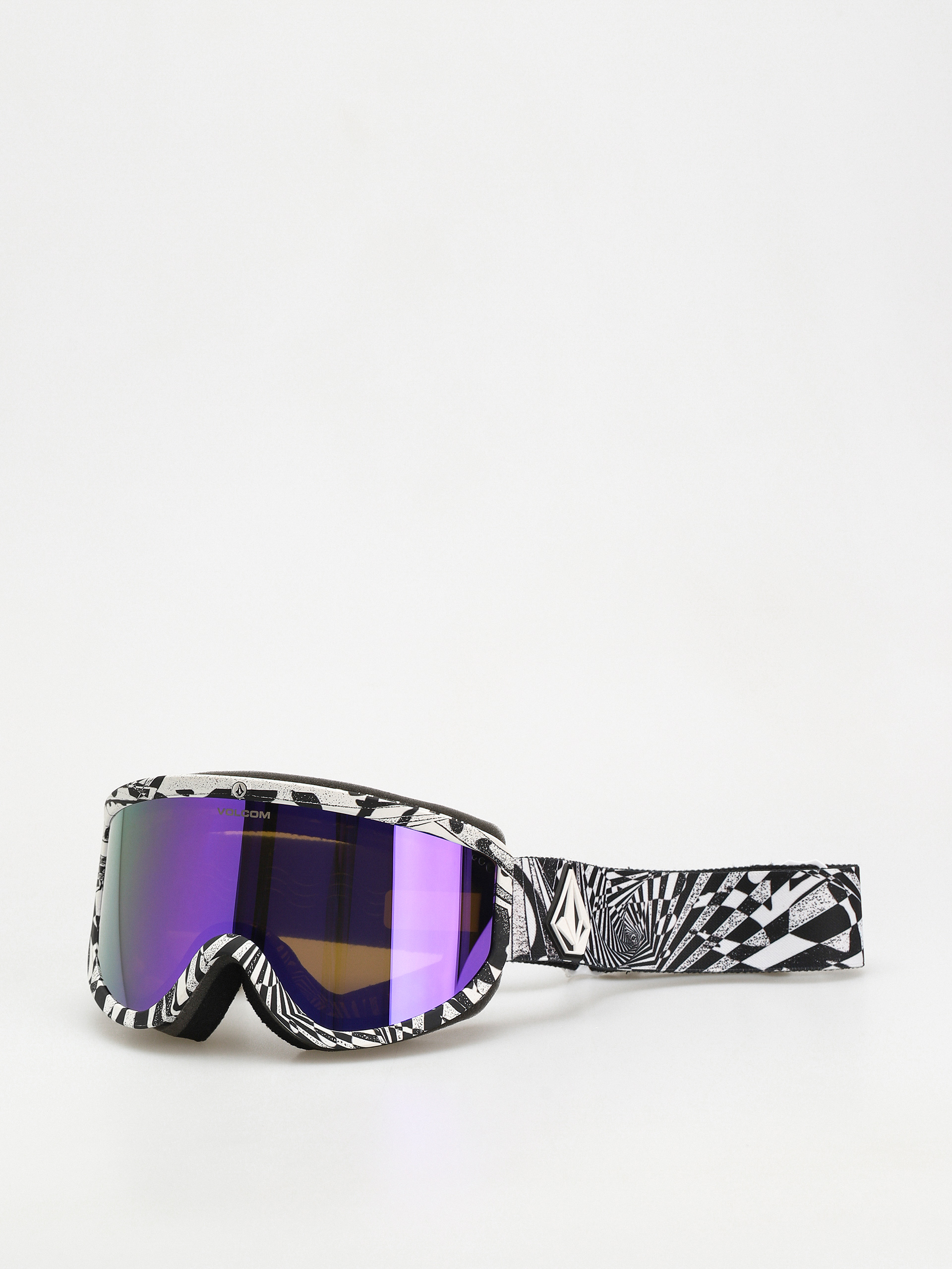 Gogle Volcom Footprints (op art/purple chrome+bl yellow)