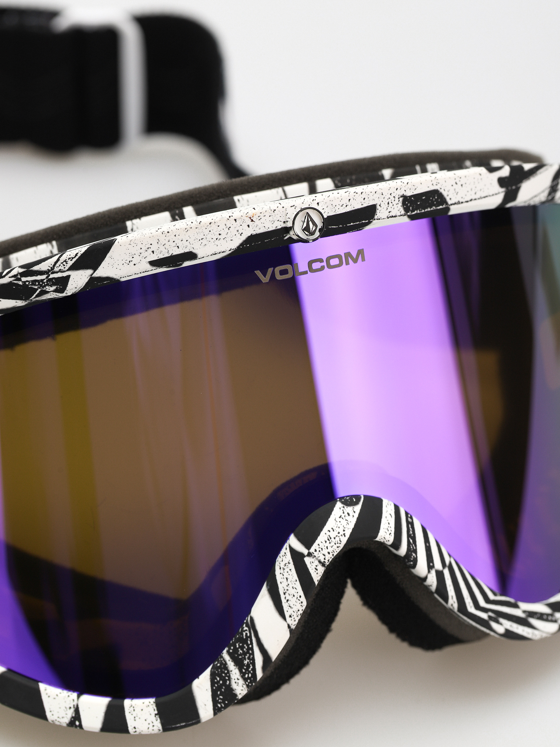 Gogle Volcom Footprints (op art/purple chrome+bl yellow)