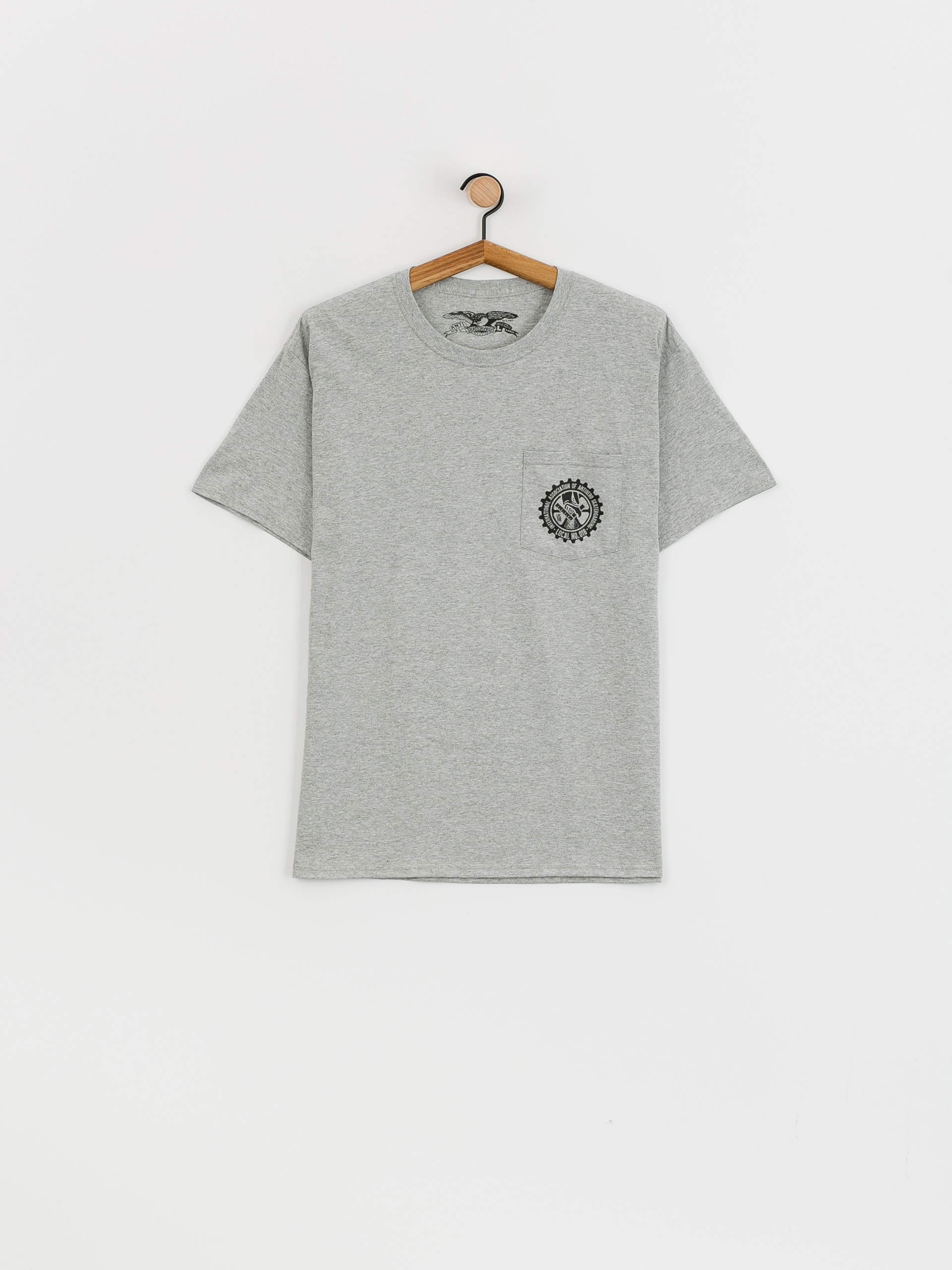 T-shirt Antihero Pkt Union 18 Eag (heather grey)